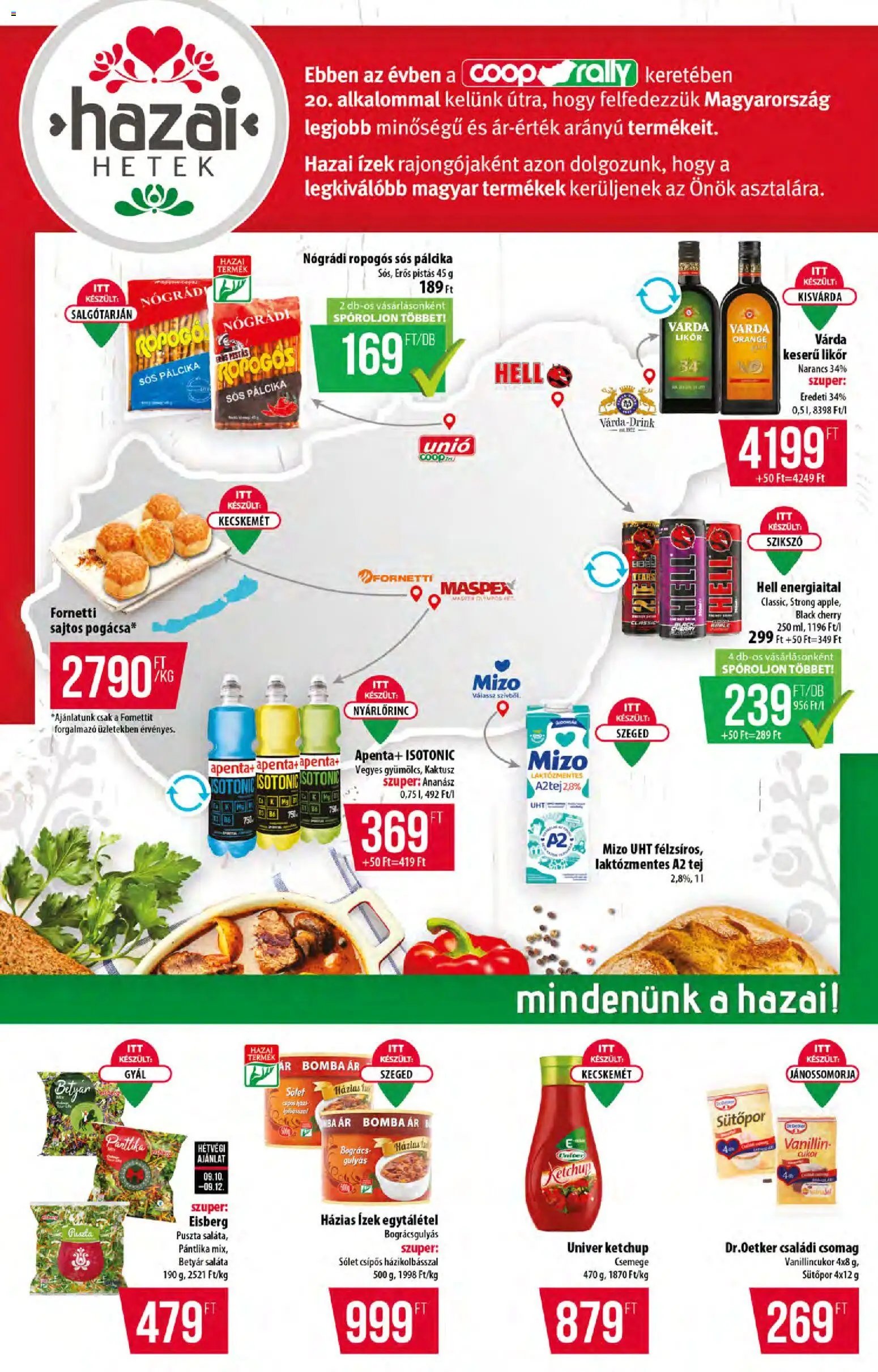 COOP újság 2026.09.10. COOP - Újság Észak Kelet Pro-Coop Zrt