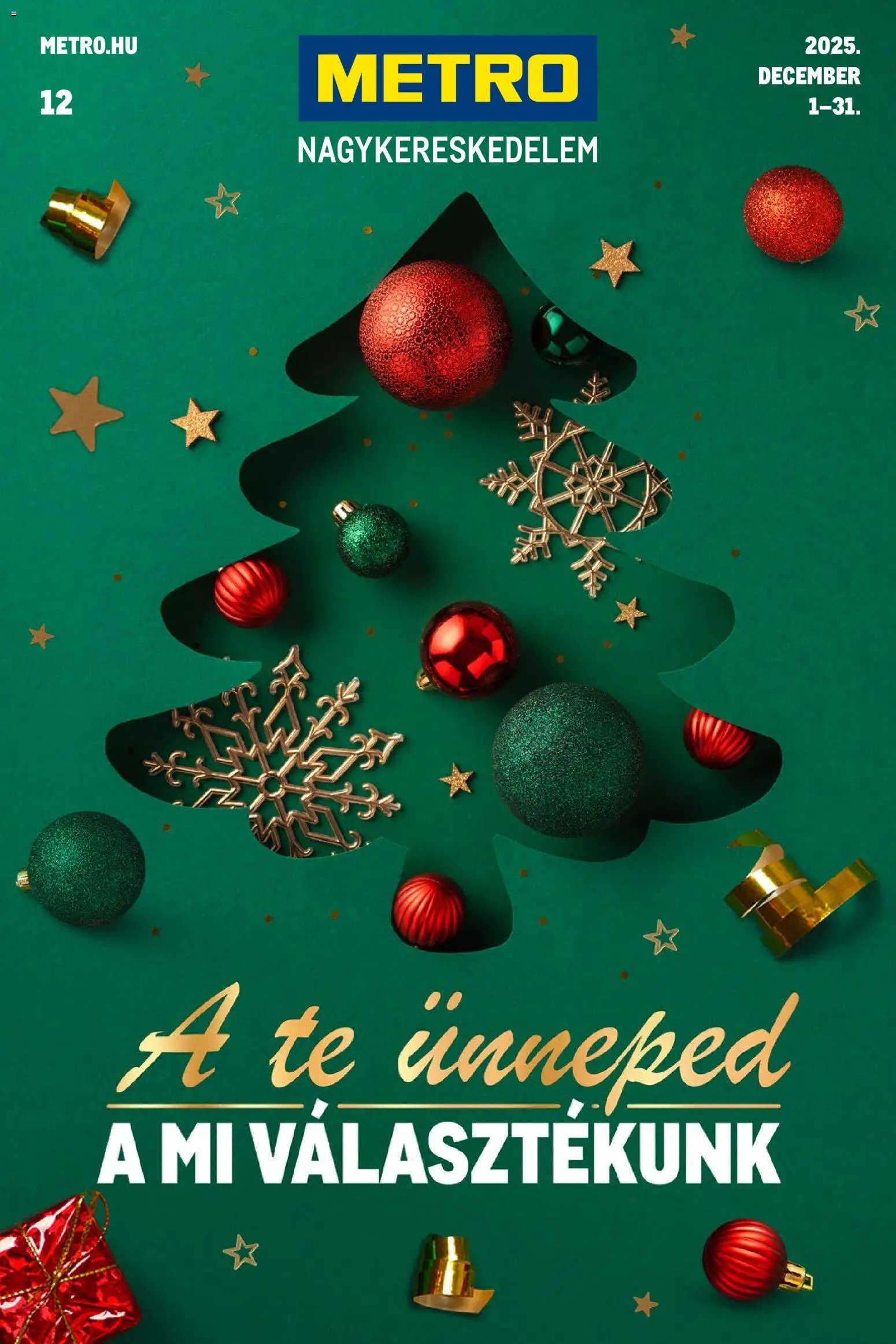 Metro újság 2025.12.01. Ünnepi katalógus (2025-12-01 - 2025-12-31)