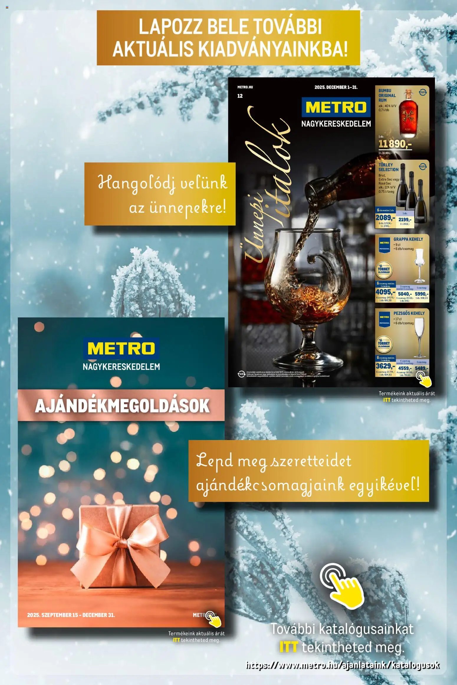 Metro újság 2025.12.01. Ünnepi katalógus (2025-12-01 - 2025-12-31)