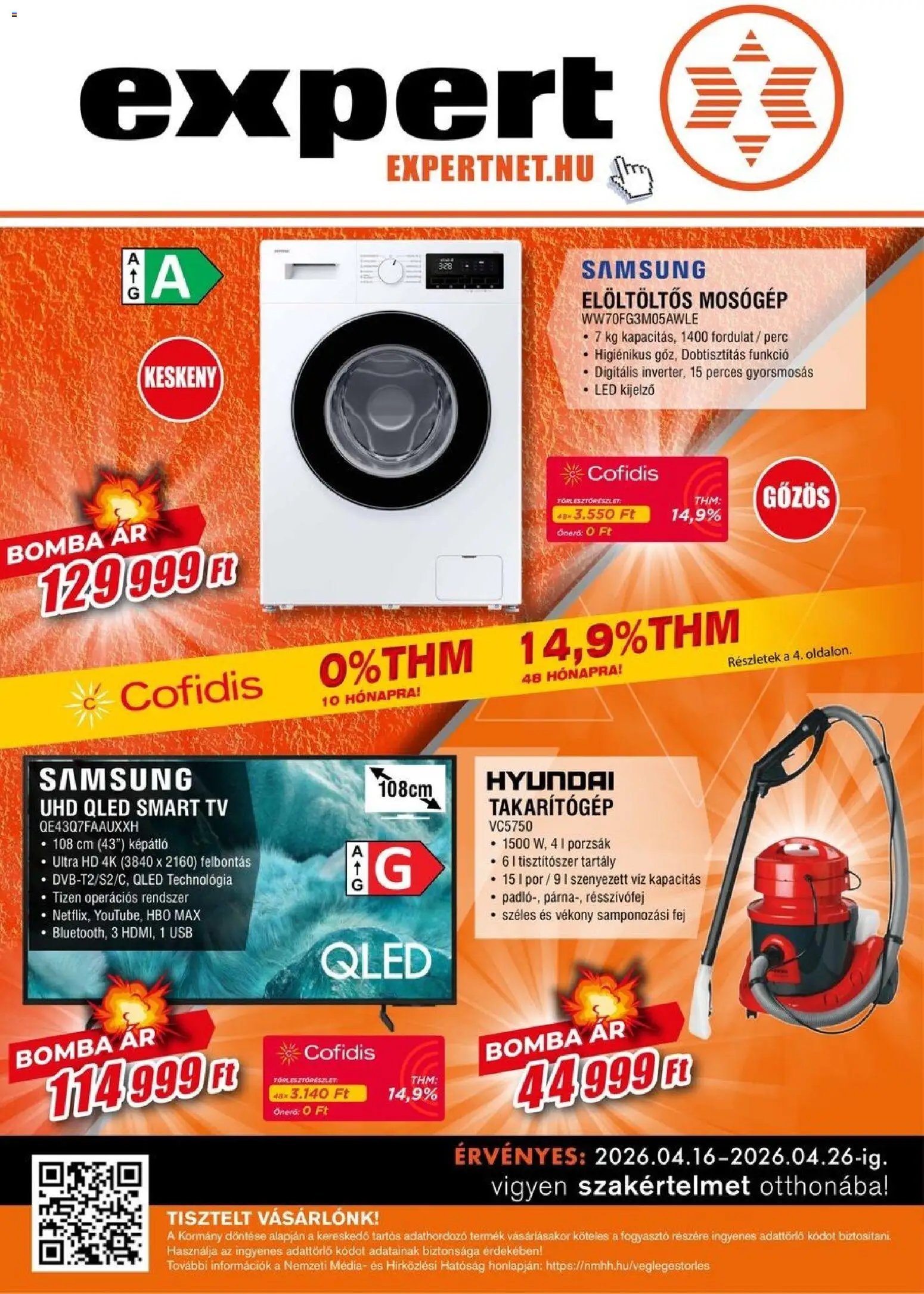 Expert újság 2026.04.16. Expert akciós újság (2026-04-16 - 2026-04-26)