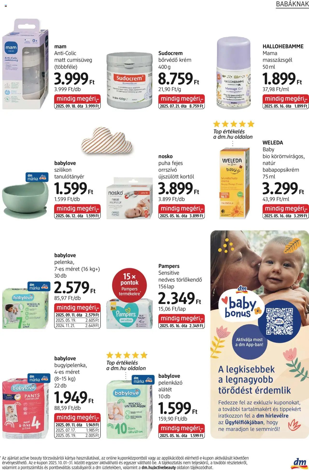DM Drogerie Markt újság 2025.10.02. Akciós újság DM Drogerie Markt (2025-10-02 - 2025-10-15)