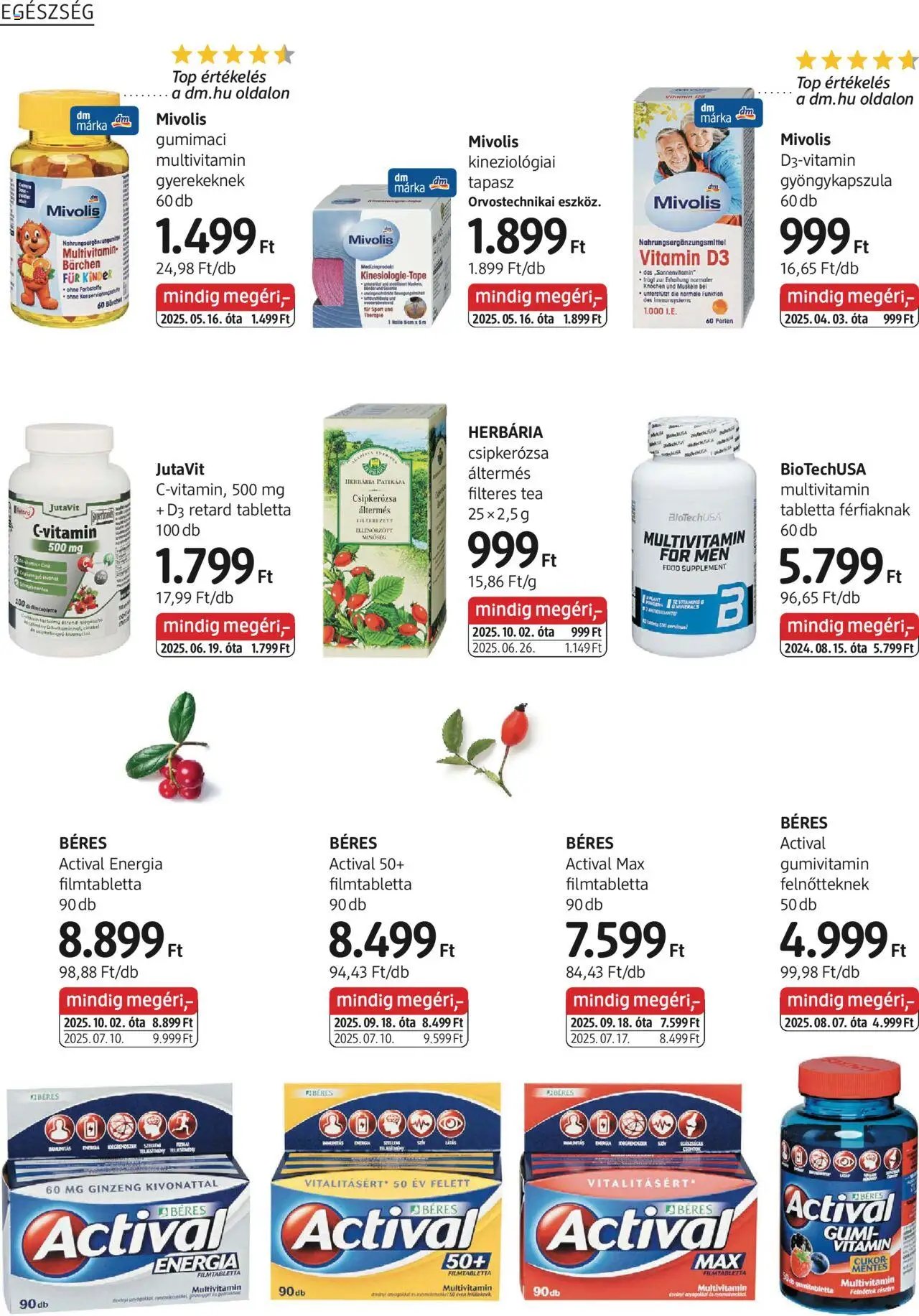 DM Drogerie Markt újság 2025.10.02. Akciós újság DM Drogerie Markt (2025-10-02 - 2025-10-15)