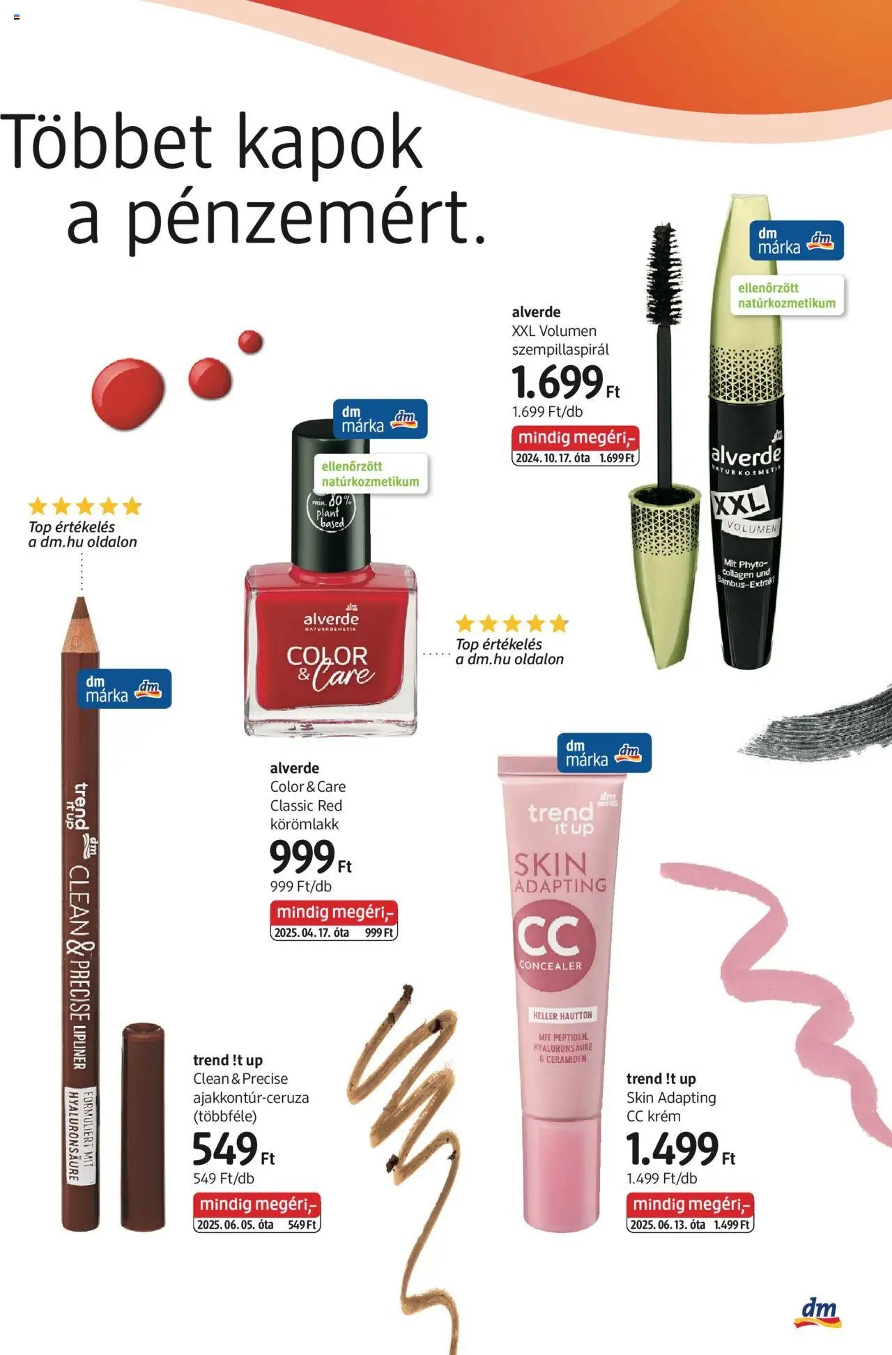DM Drogerie Markt újság 2025.10.02. Akciós újság DM Drogerie Markt (2025-10-02 - 2025-10-15)