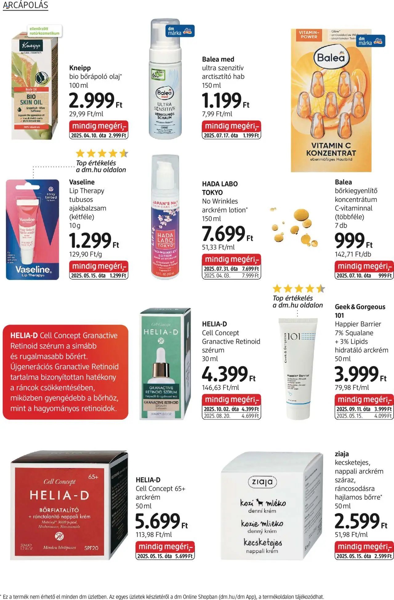 DM Drogerie Markt újság 2025.10.02. Akciós újság DM Drogerie Markt (2025-10-02 - 2025-10-15)