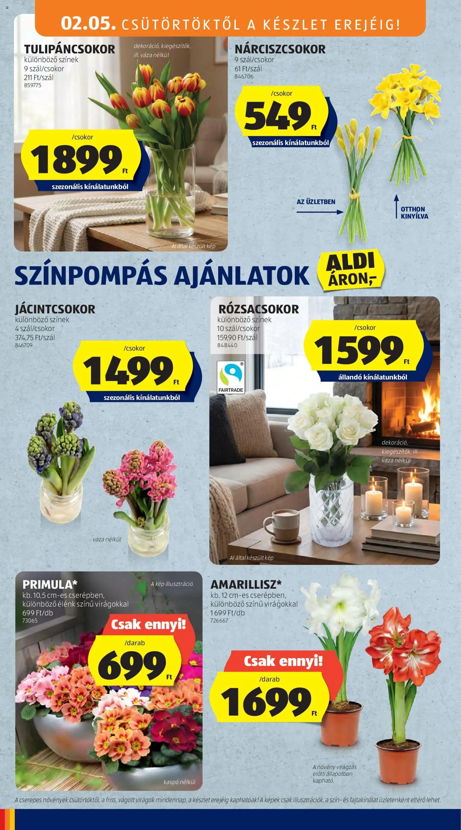 Aldi újság 2026.02.05. Középső sor termékei (2026-02-05 - 2026-02-11)