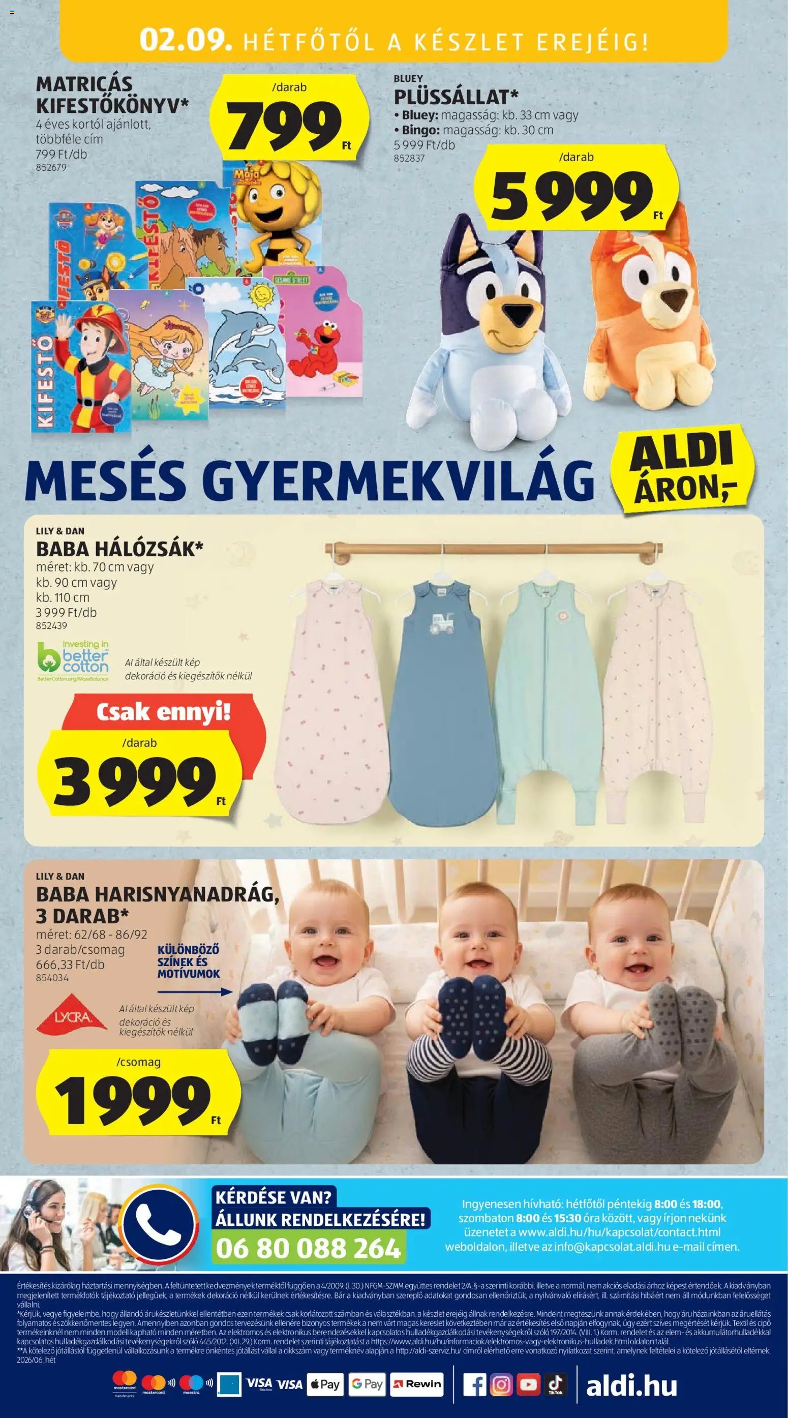 Aldi újság 2026.02.05. Középső sor termékei (2026-02-05 - 2026-02-11)