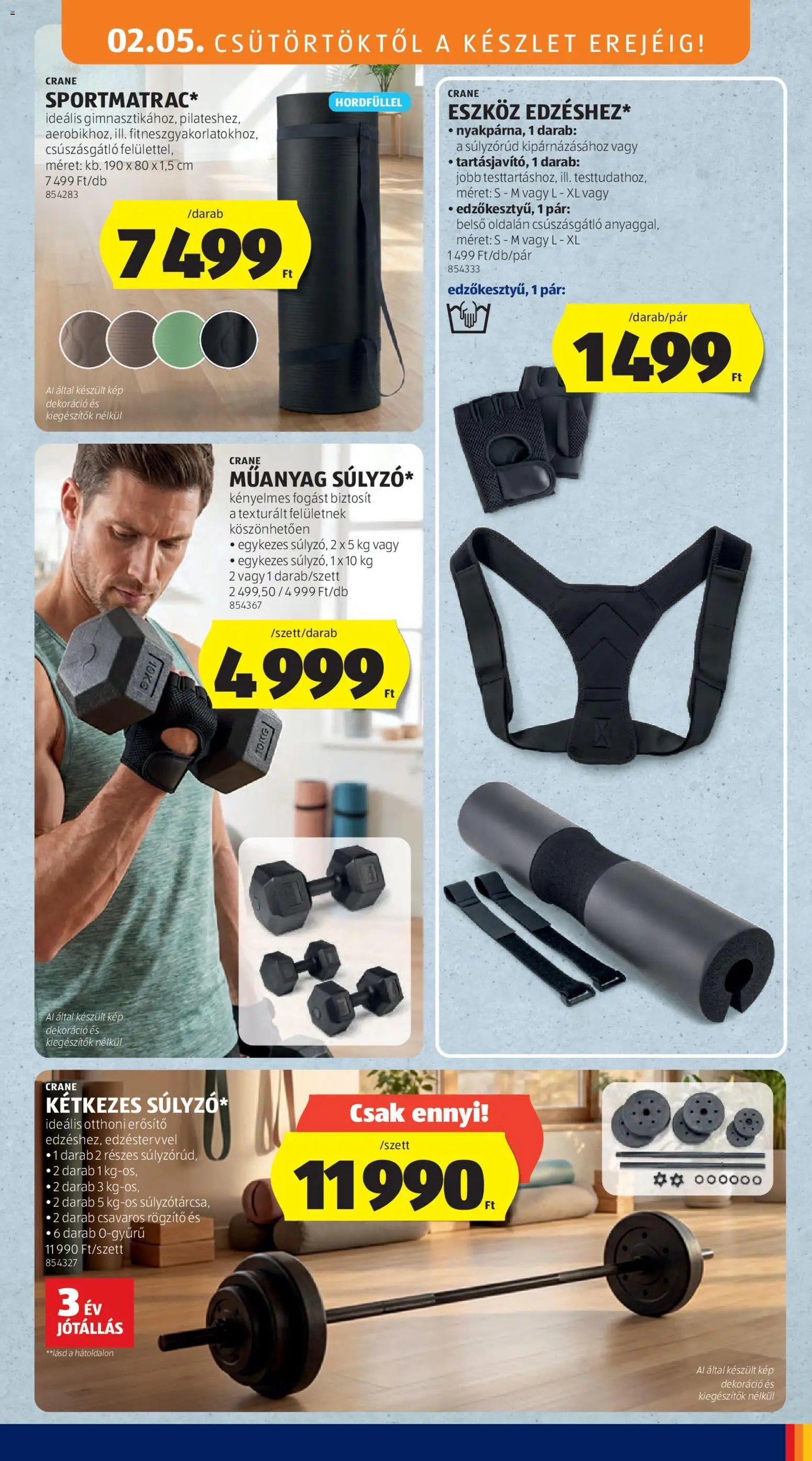 Aldi újság 2026.02.05. Középső sor termékei (2026-02-05 - 2026-02-11)