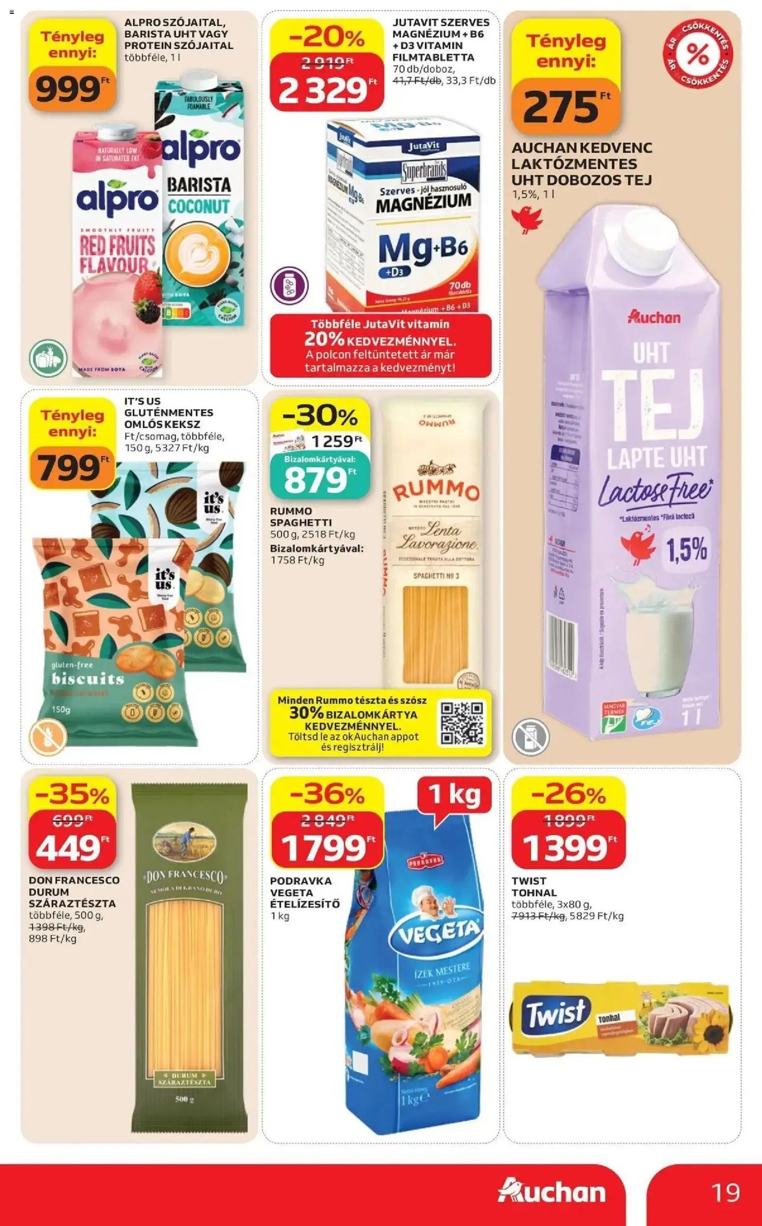 Auchan újság 2026.08.06. Auchan akciós újság Szolnok