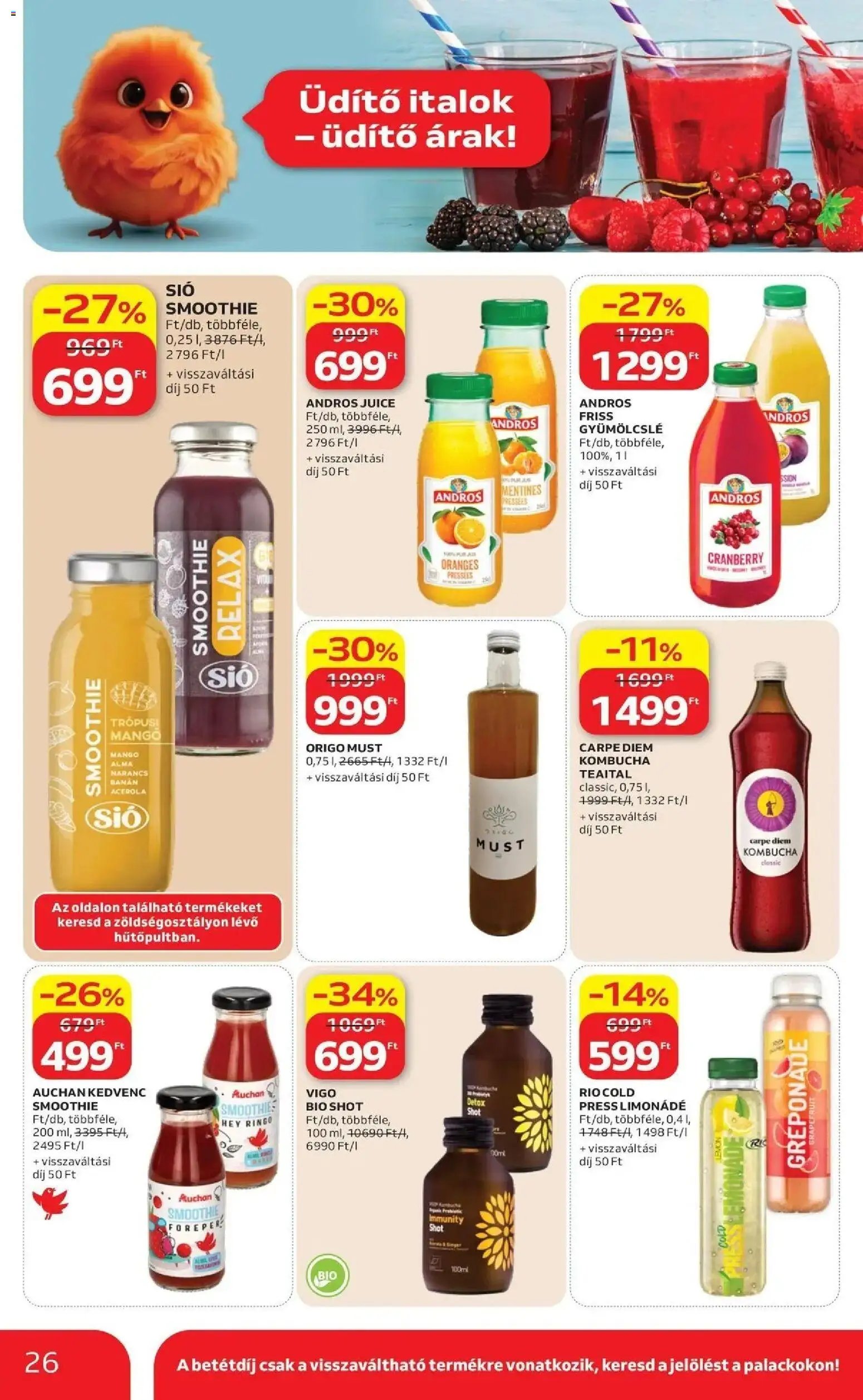 Auchan újság 2026.08.06. Auchan akciós újság Szolnok