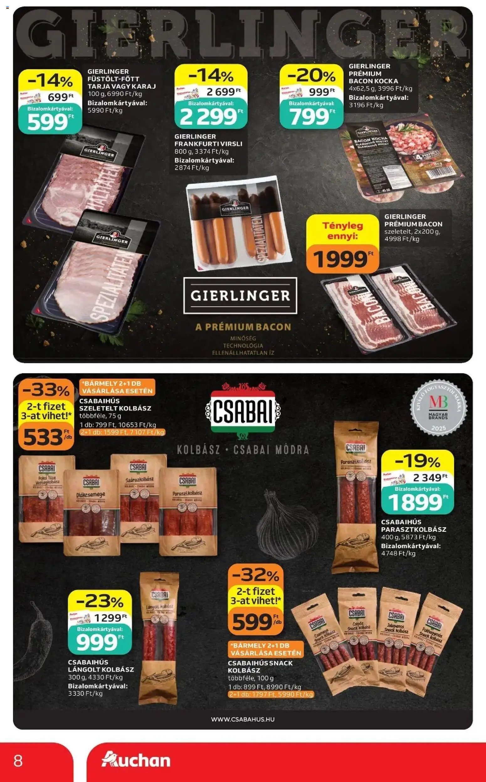 Auchan újság 2026.08.06. Auchan akciós újság Szolnok