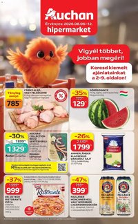 Auchan újság 2026.08.06. Auchan akciós újság Szolnok