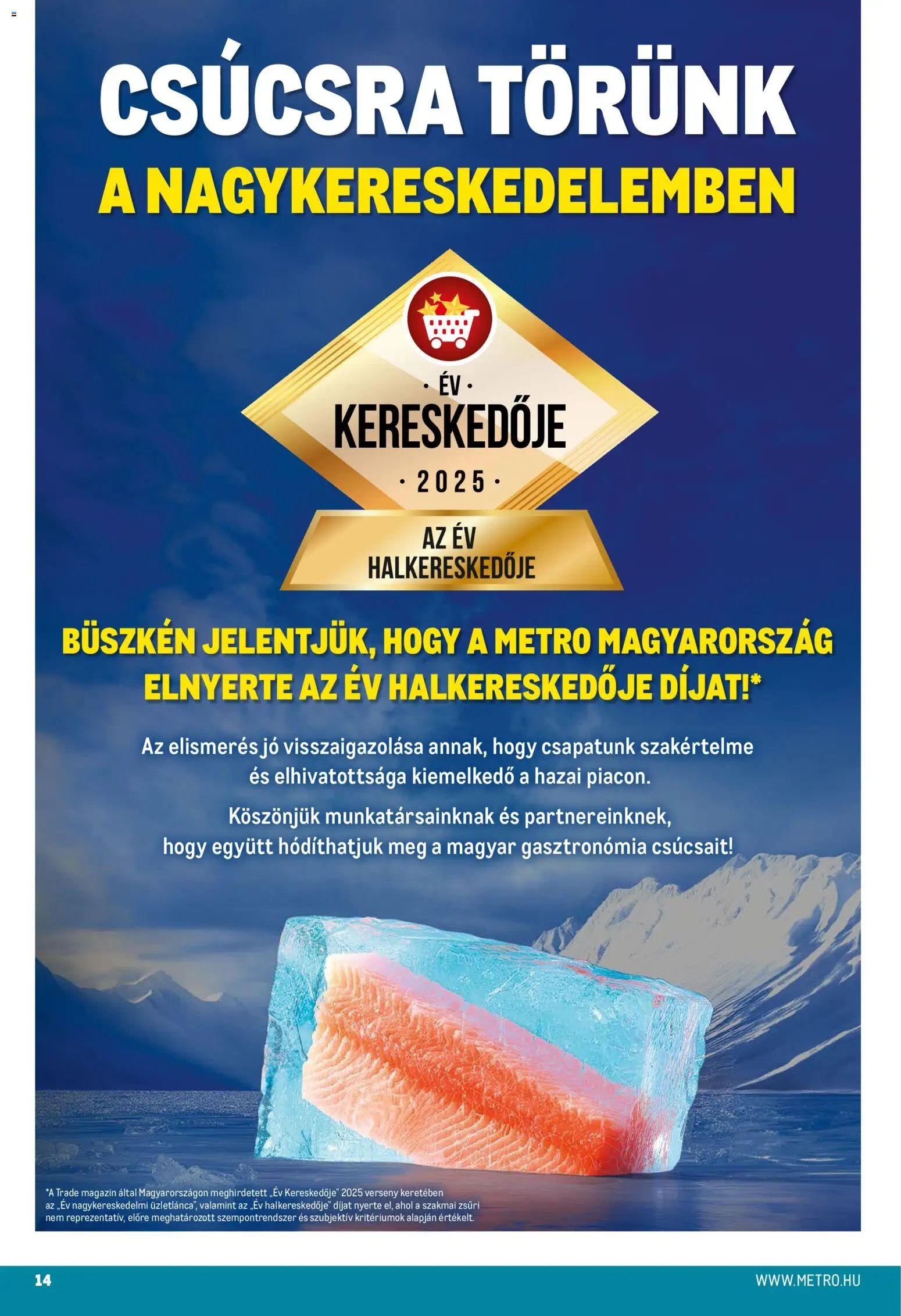 Metro újság 2025.12.01. Élelmiszer és Szezonális katalógus 2025/12 (2025-12-01 - 2025-12-31)