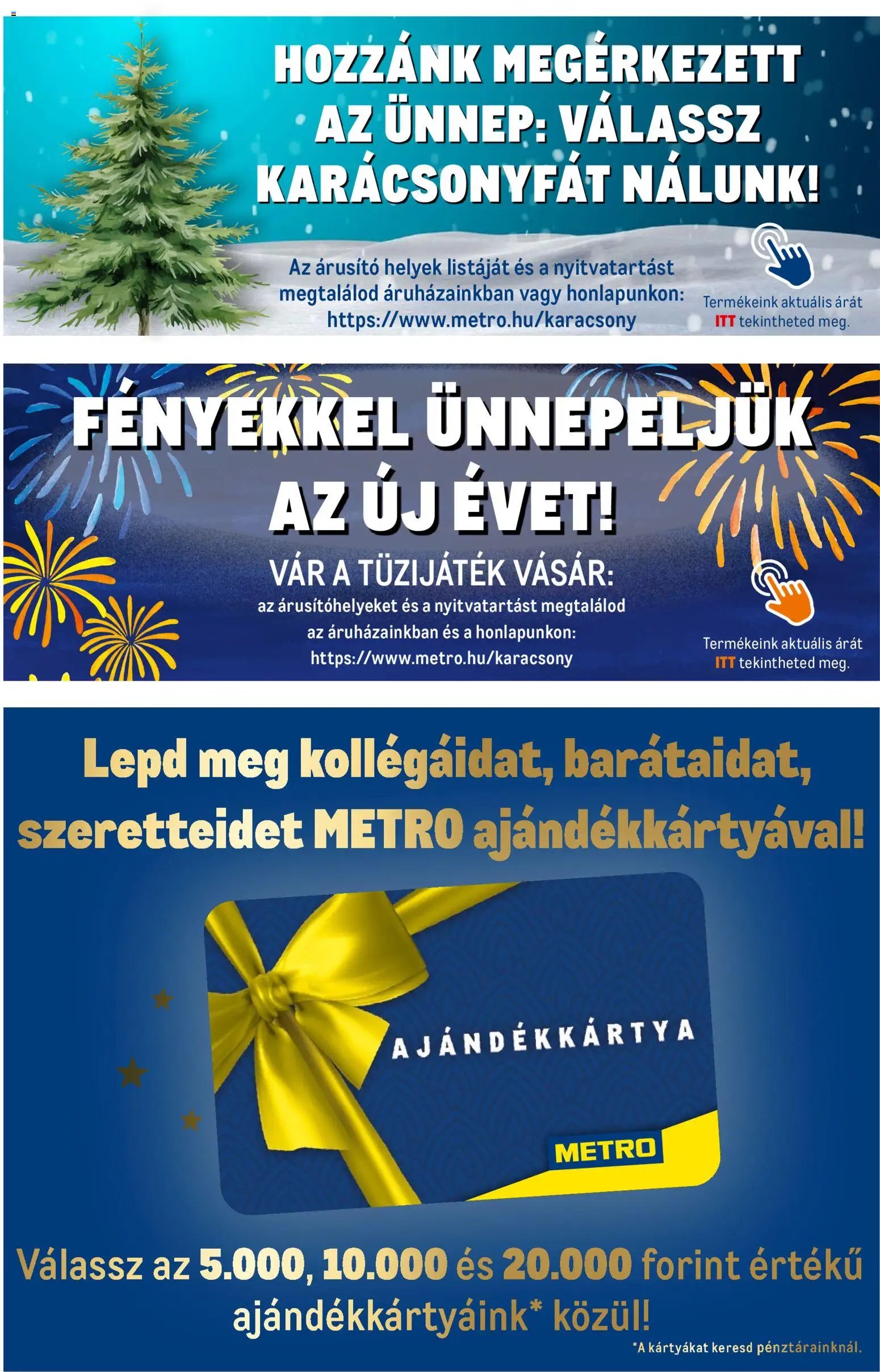 Metro újság 2025.12.01. Élelmiszer és Szezonális katalógus 2025/12 (2025-12-01 - 2025-12-31)
