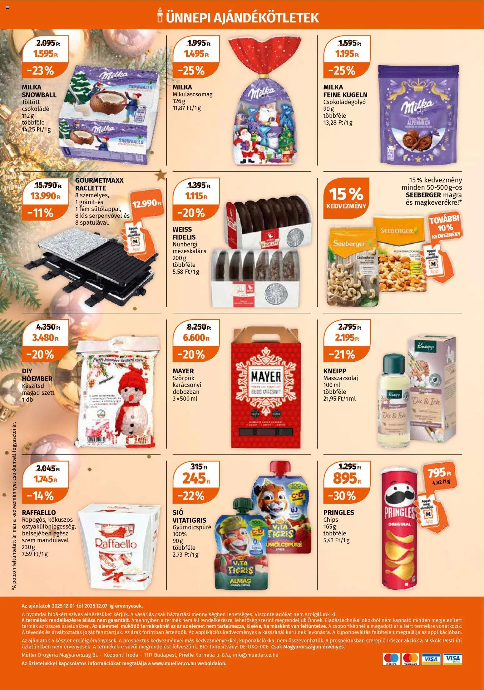 Müller újság 2025.12.01. Akciós újság Müller (2025-12-01 - 2025-12-07)