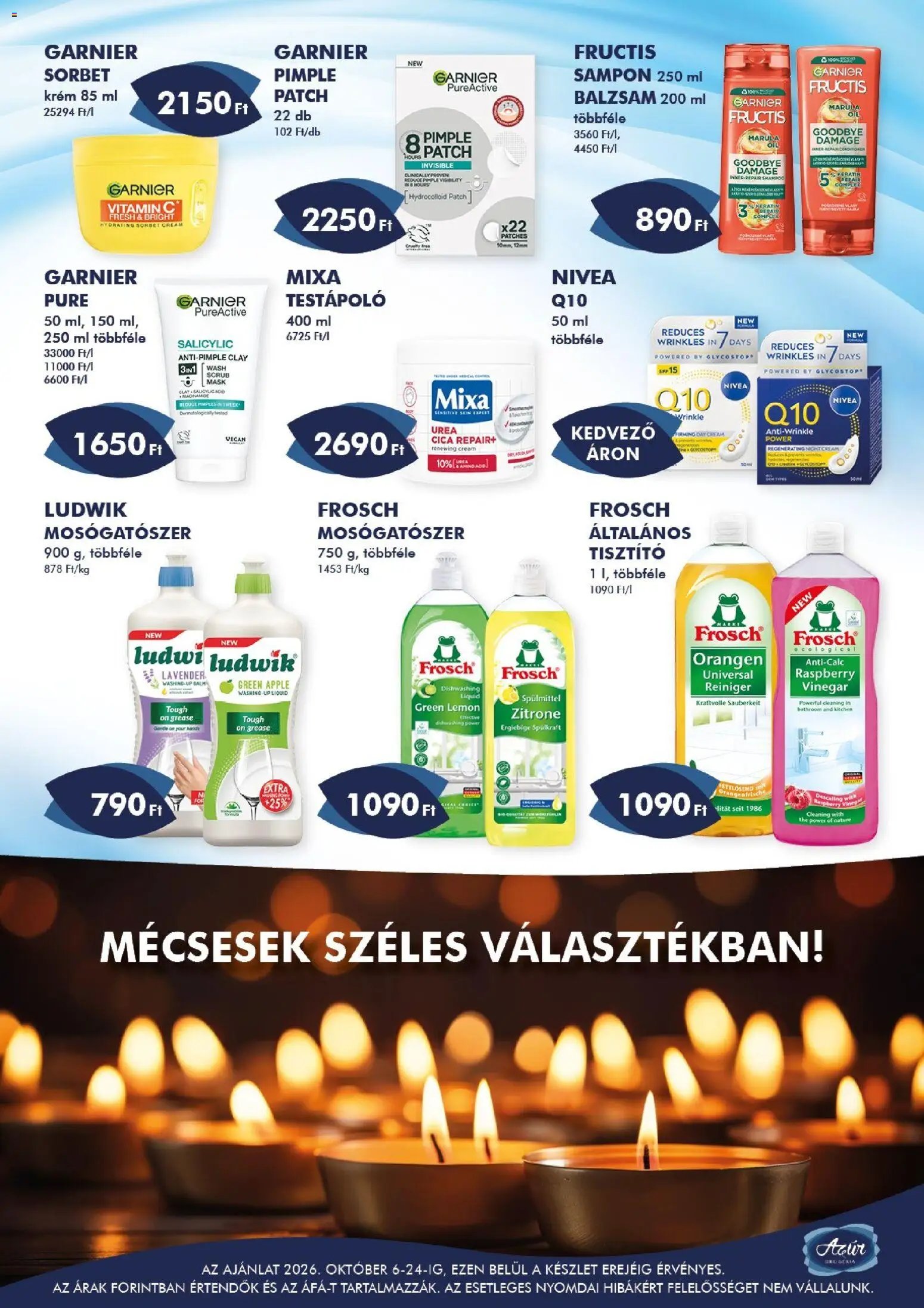 Azur újság 2026.10.06. Azur akciós újság