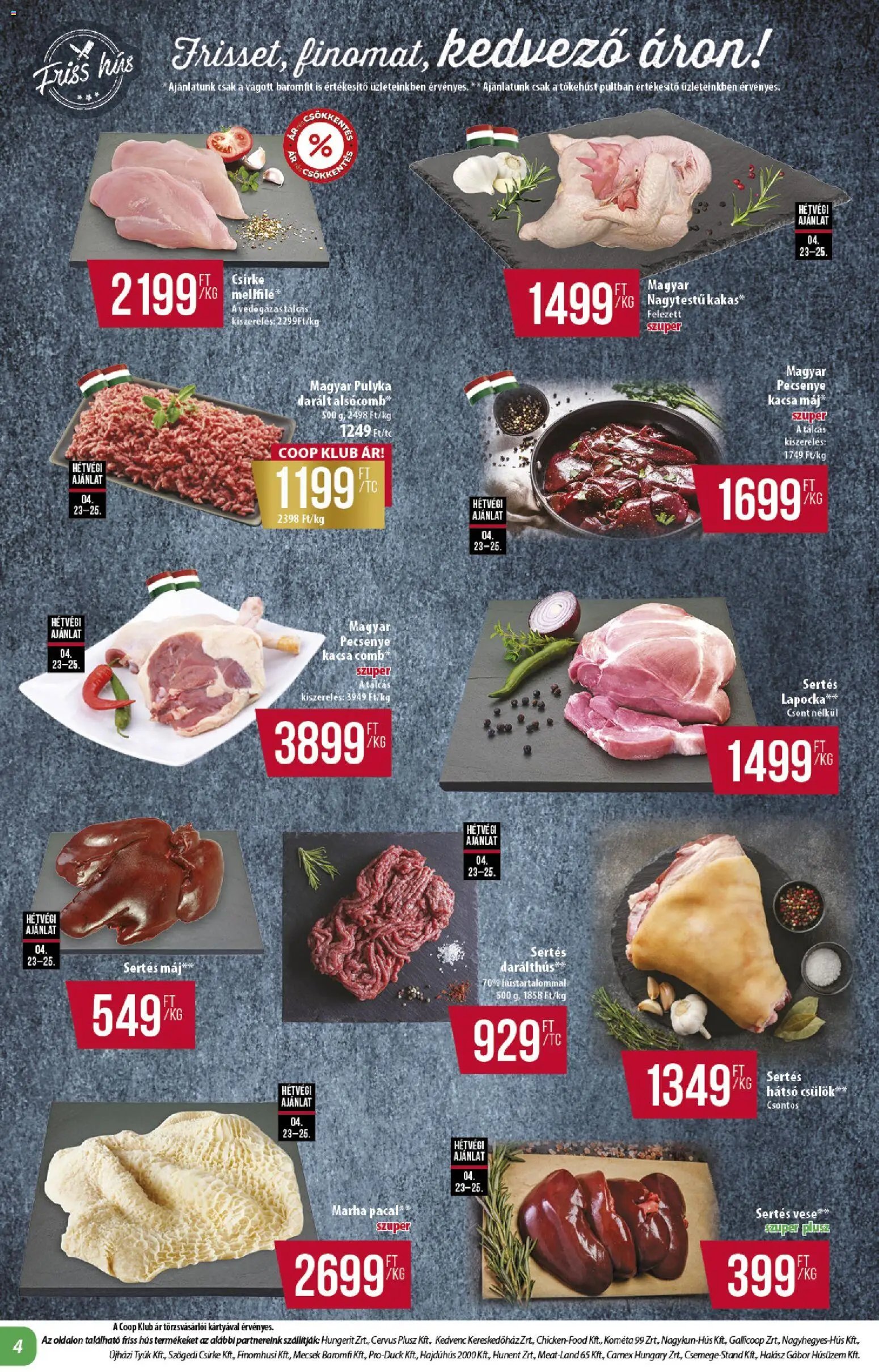 COOP újság 2026.04.23. COOP - Abc & szuper / Alföld Pro-Coop Zrt. (2026-04-23 - 2026-04-29)