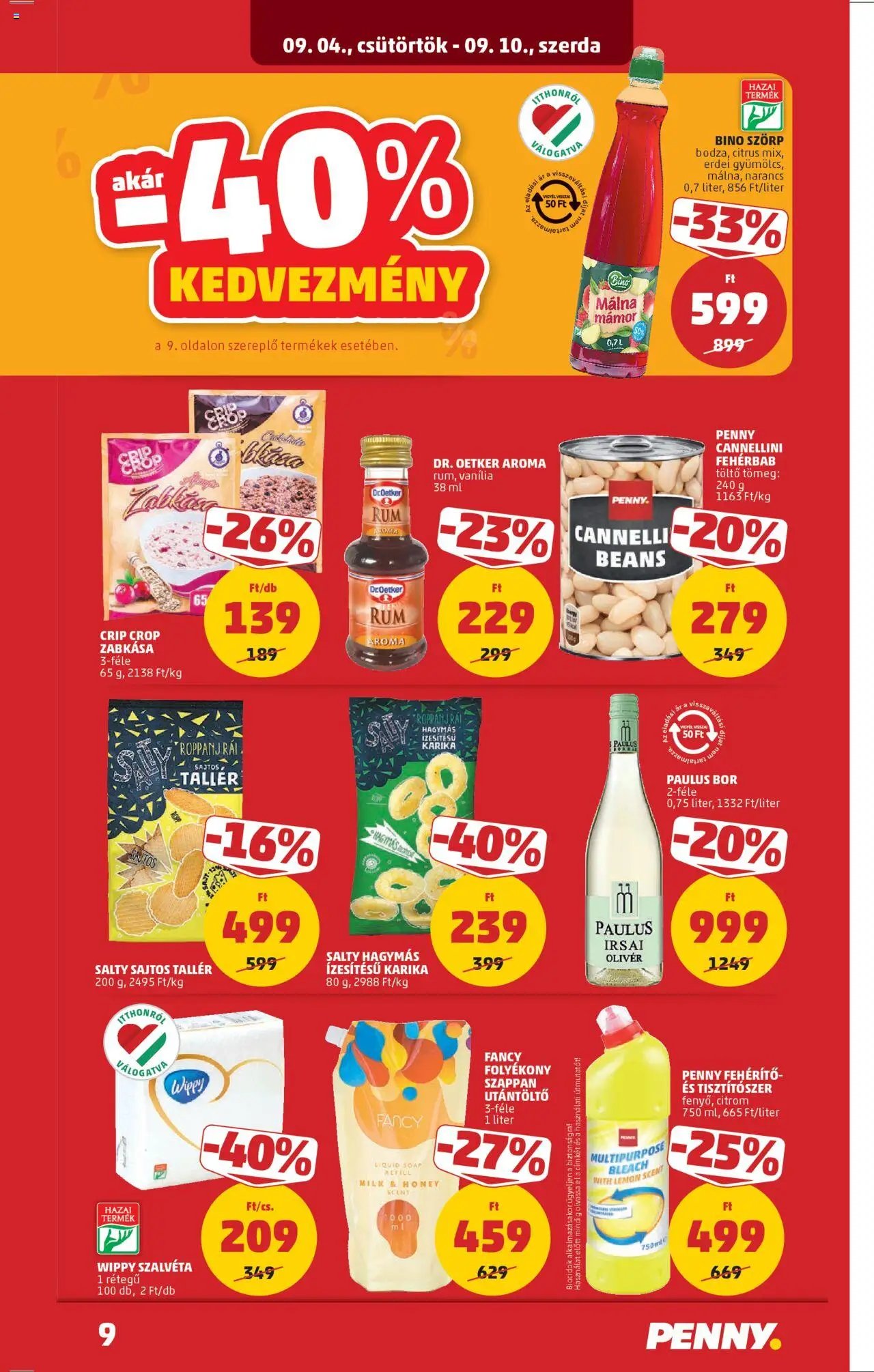 PENNY újság 2025.09.04. Akciós újság PENNY (2025-09-04 - 2025-09-10)