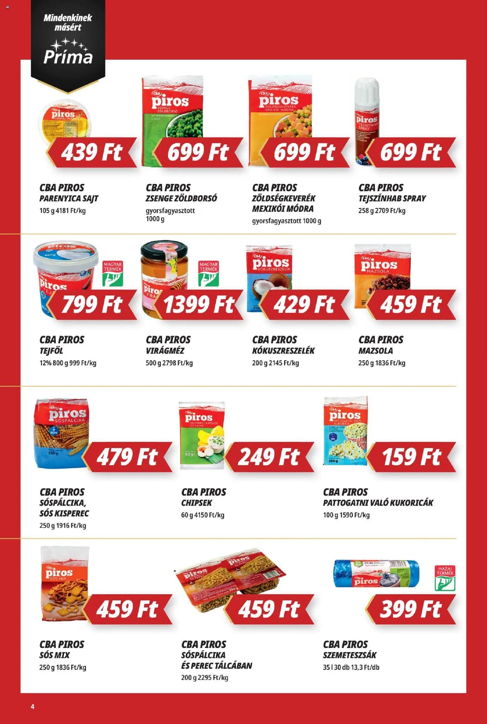 CBA Príma újság 2025.12.13. Akciós újság CBA Príma (2025-12-13 - 2025-12-31)