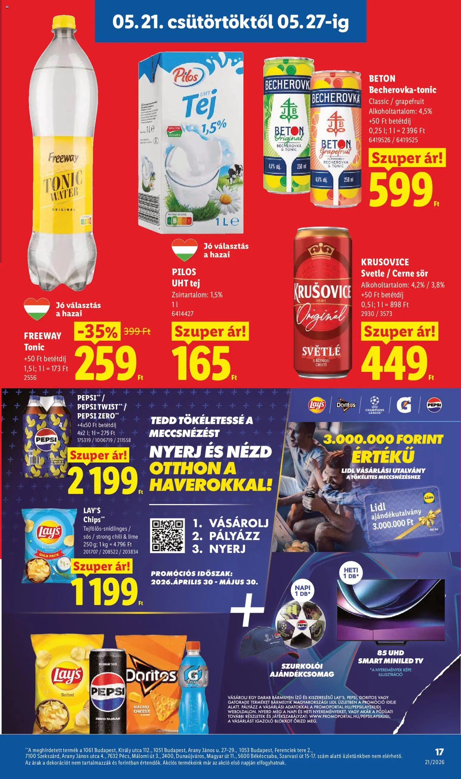 Lidl újság 2026.05.21. Lidl akciós újság (2026-05-21 - 2026-05-27)