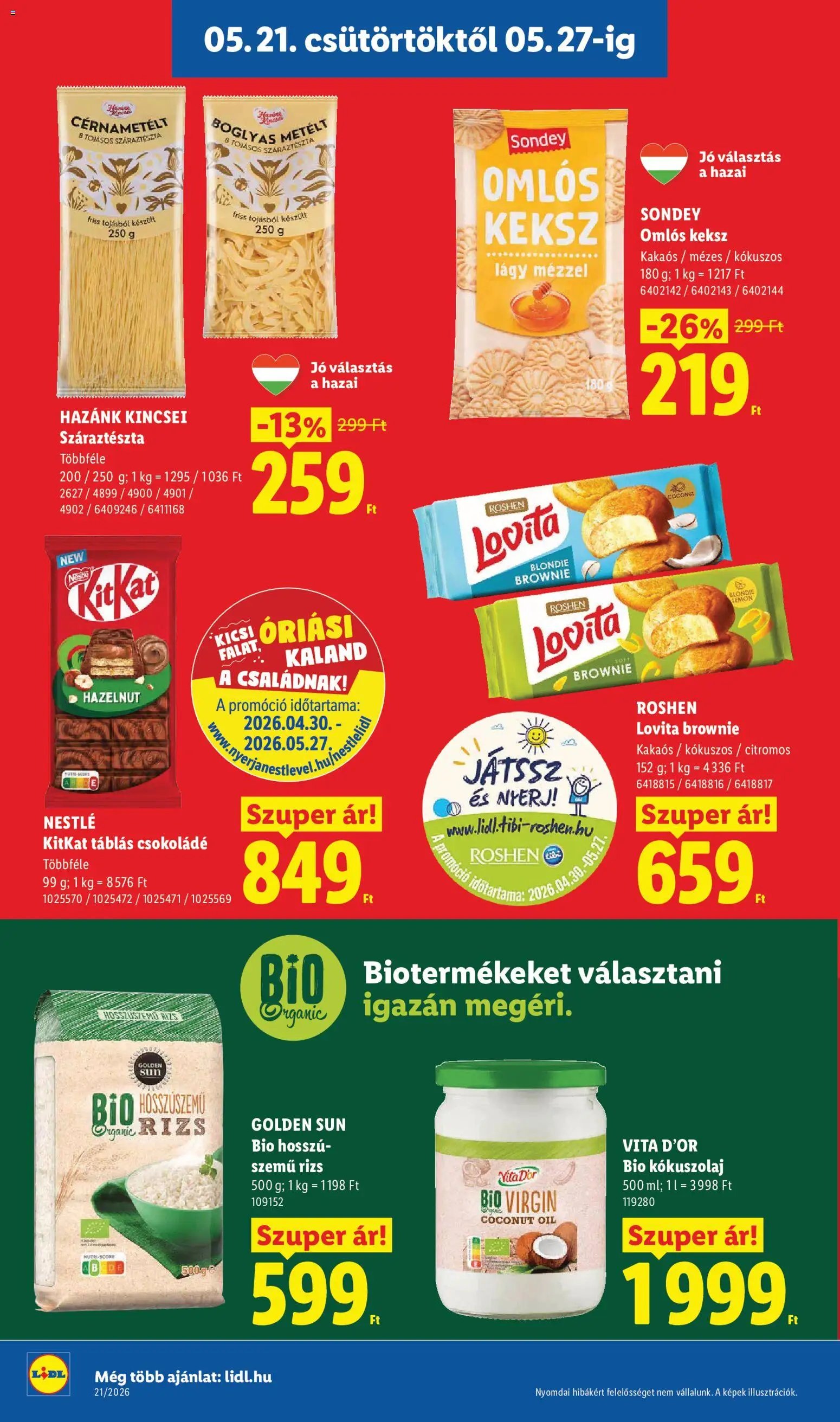 Lidl újság 2026.05.21. Lidl akciós újság (2026-05-21 - 2026-05-27)