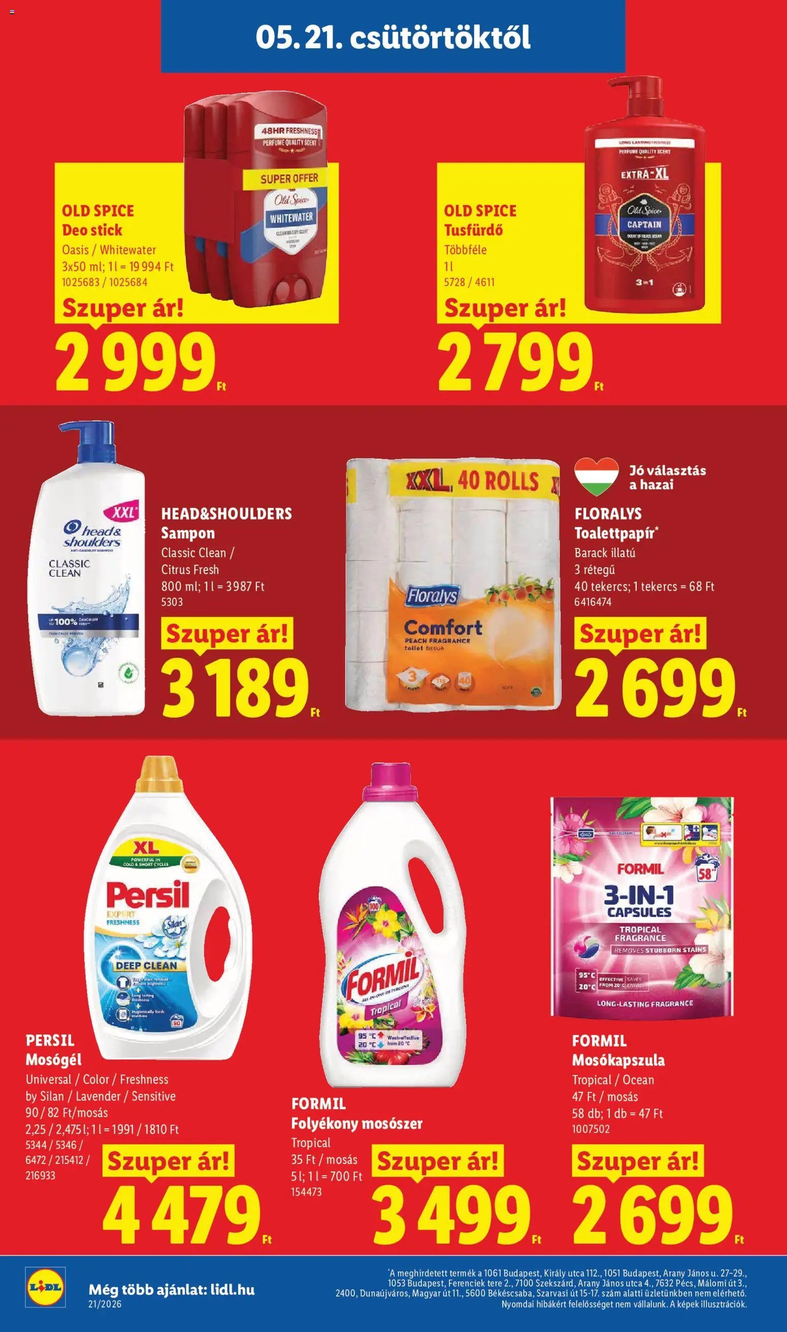 Lidl újság 2026.05.21. Lidl akciós újság (2026-05-21 - 2026-05-27)