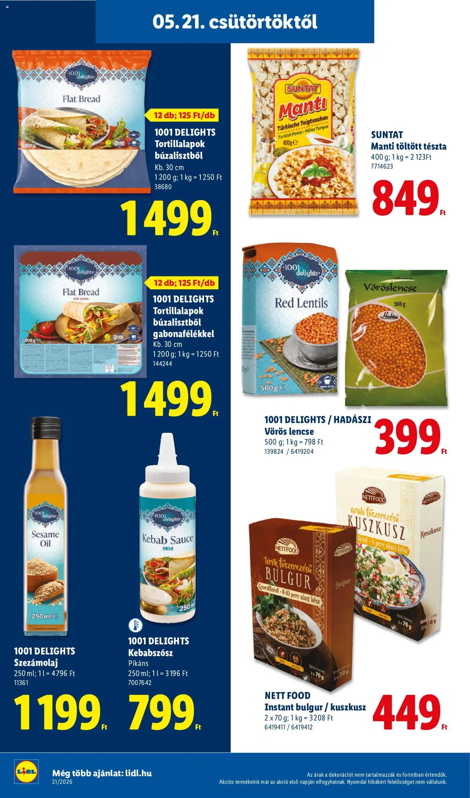 Lidl újság 2026.05.21. Lidl akciós újság (2026-05-21 - 2026-05-27)