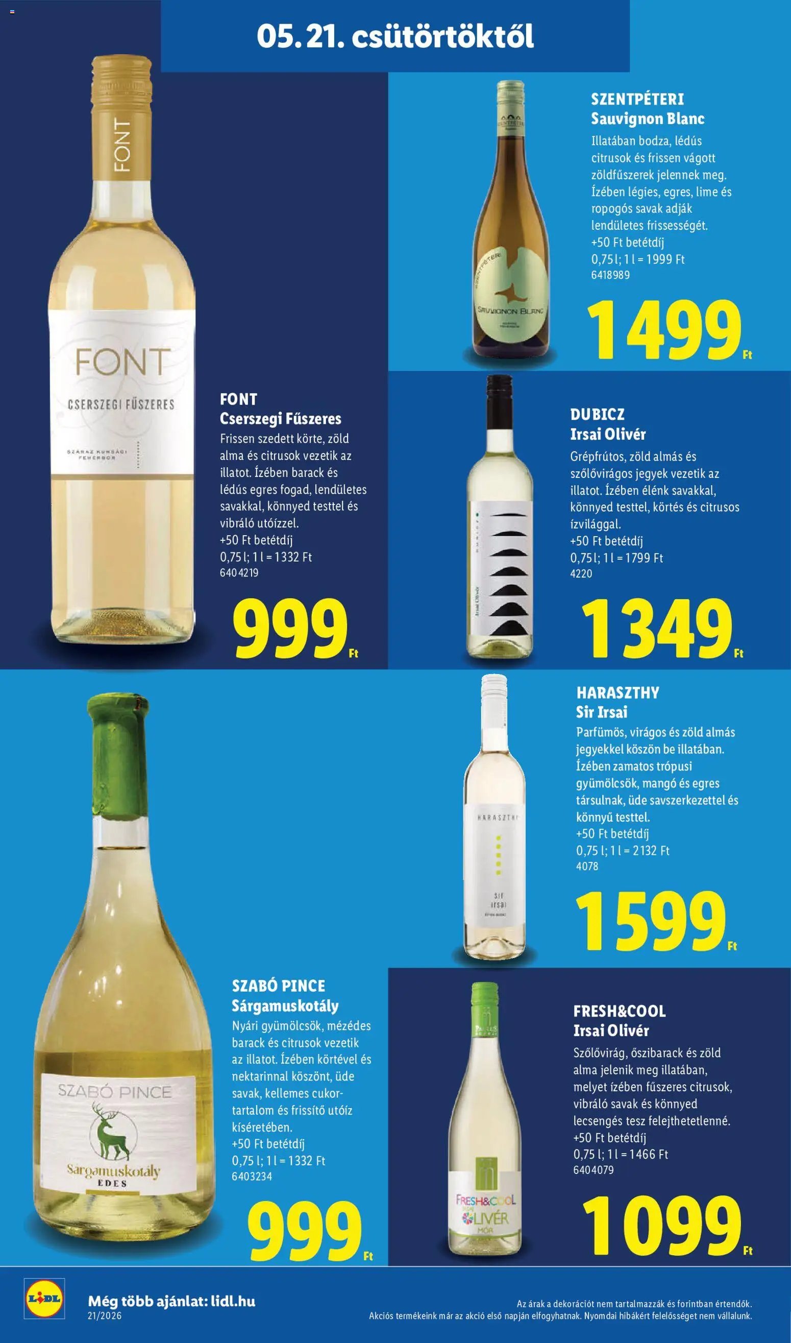 Lidl újság 2026.05.21. Lidl akciós újság (2026-05-21 - 2026-05-27)