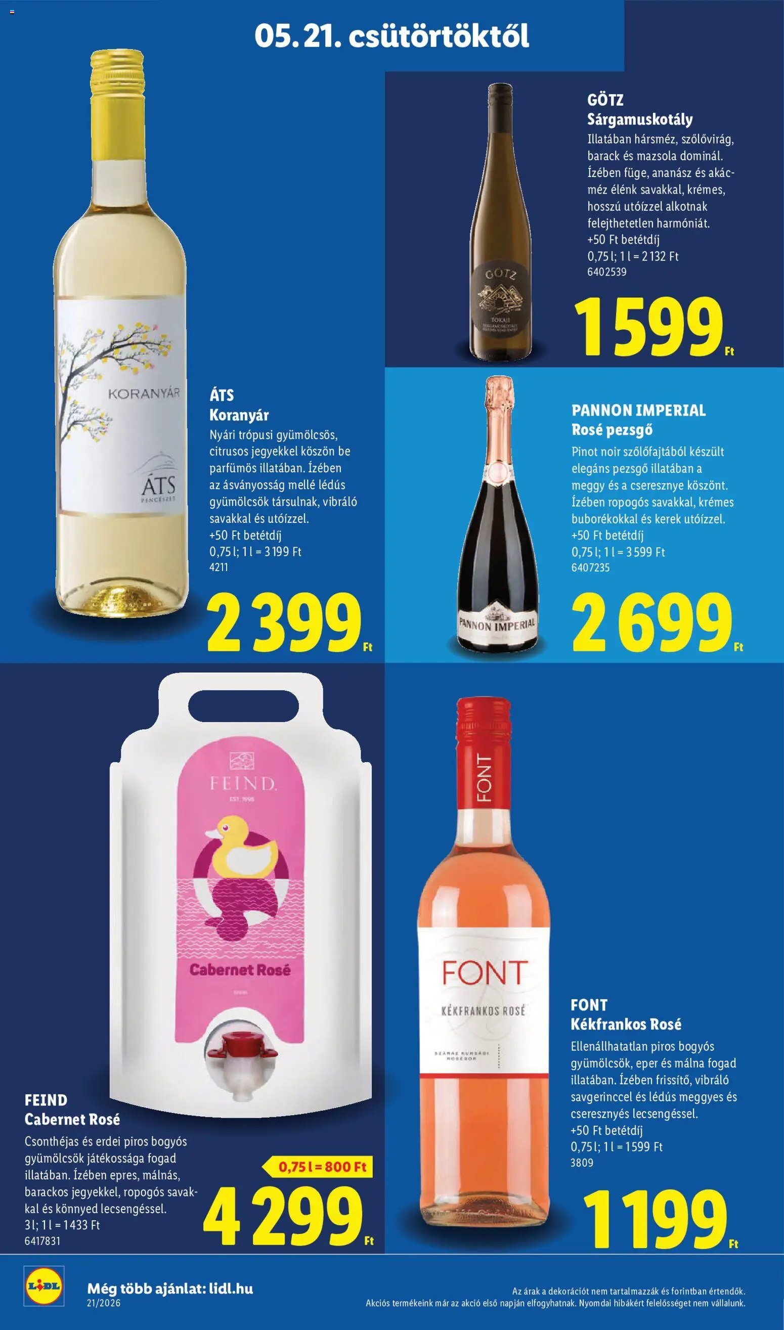 Lidl újság 2026.05.21. Lidl akciós újság (2026-05-21 - 2026-05-27)