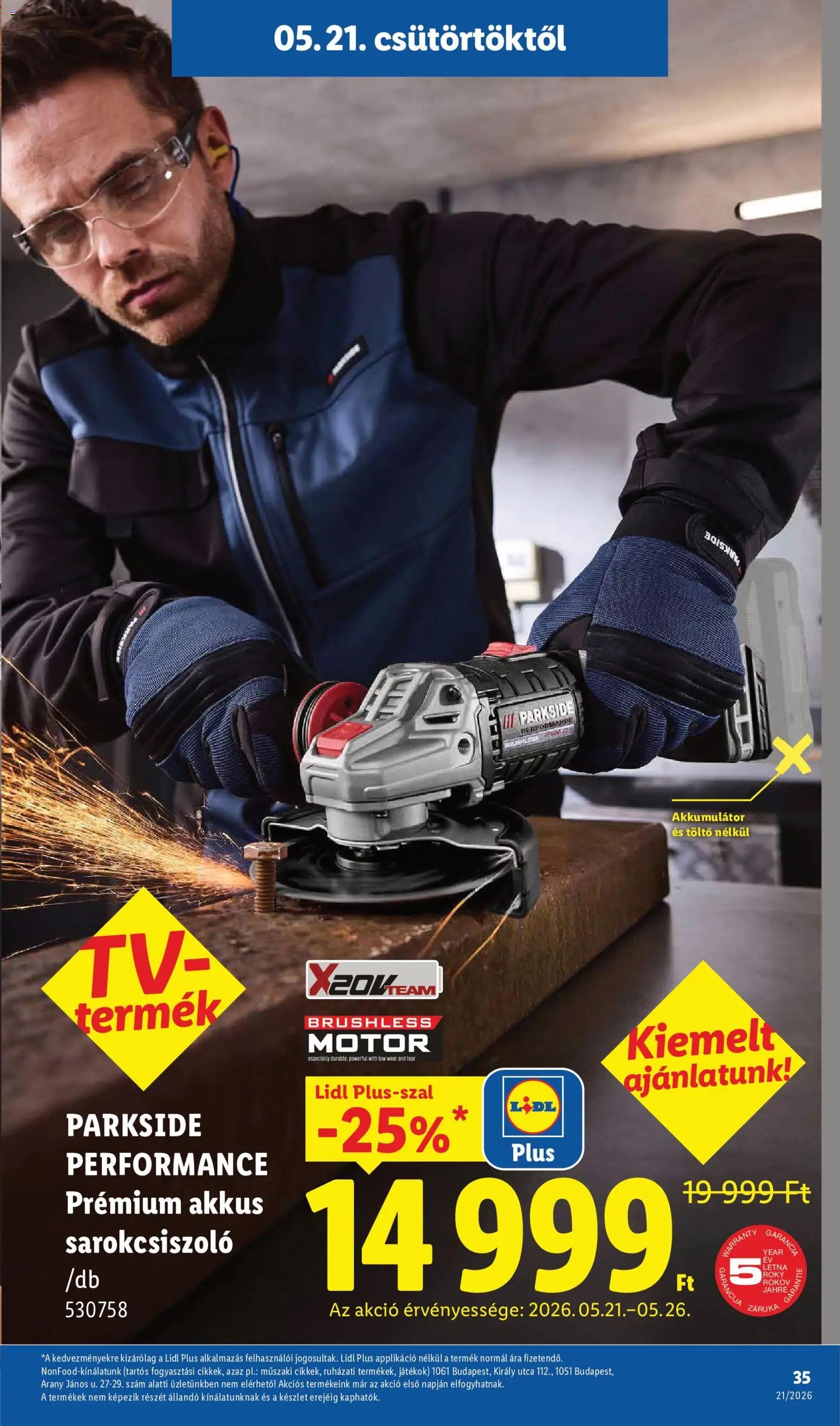 Lidl újság 2026.05.21. Lidl akciós újság (2026-05-21 - 2026-05-27)