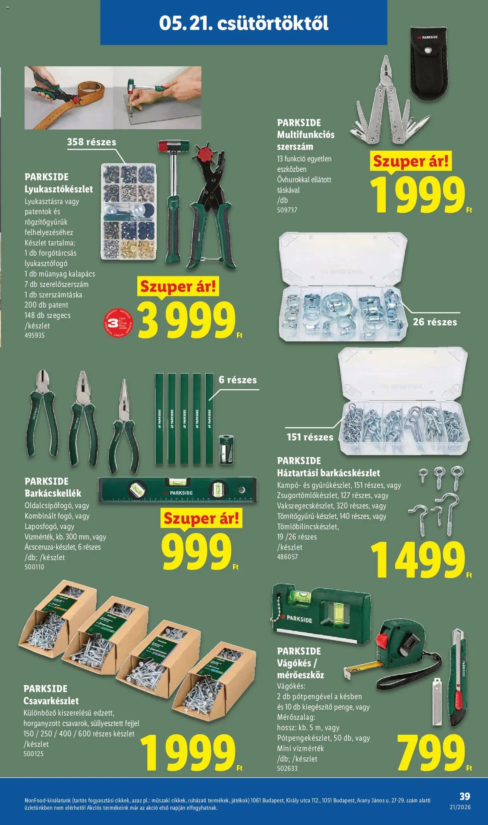 Lidl újság 2026.05.21. Lidl akciós újság (2026-05-21 - 2026-05-27)