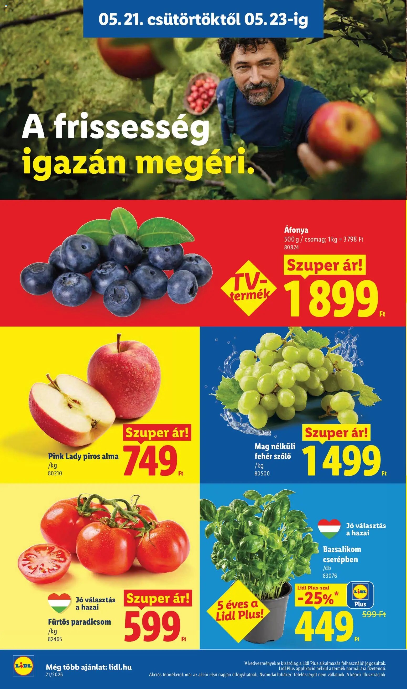 Lidl újság 2026.05.21. Lidl akciós újság (2026-05-21 - 2026-05-27)