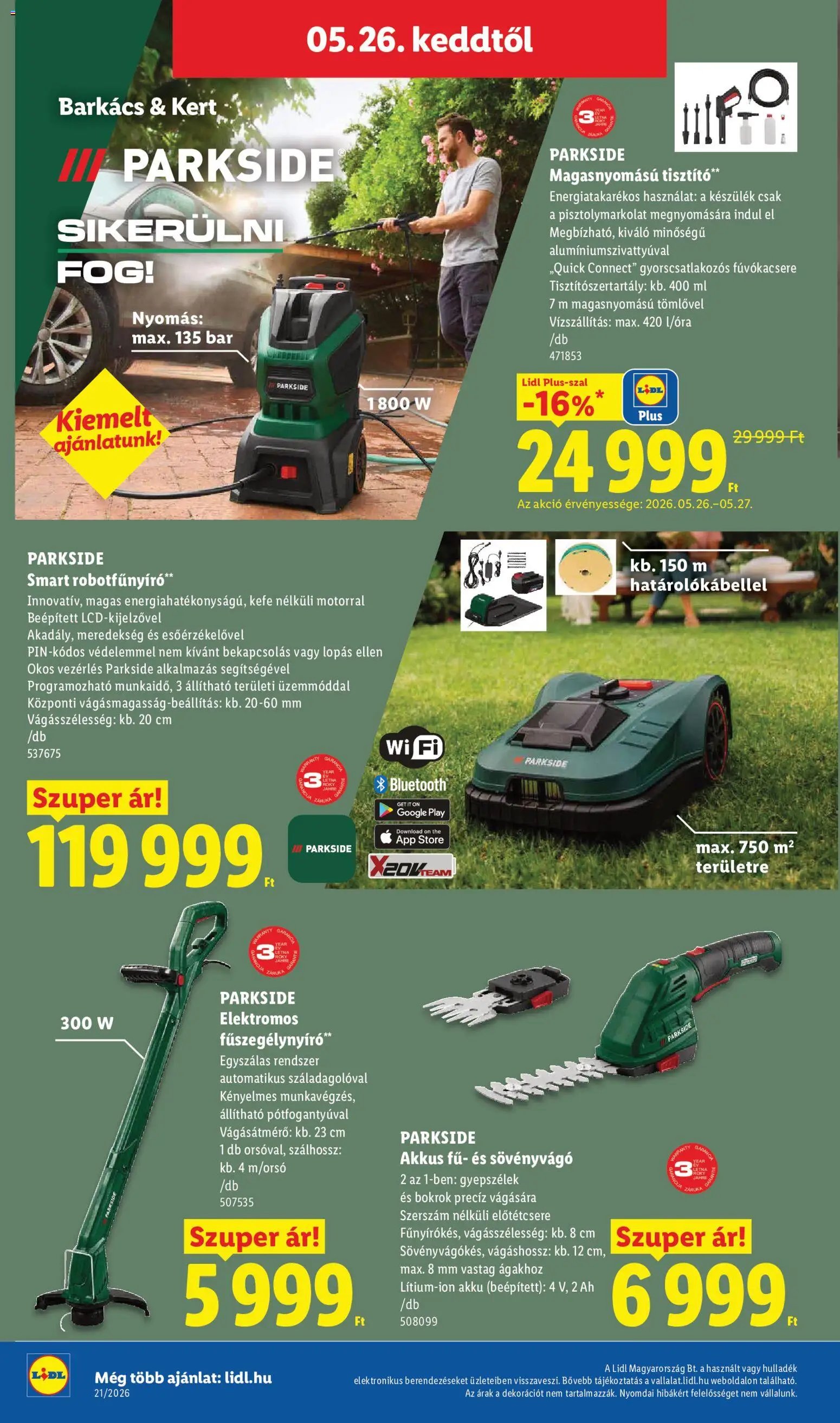 Lidl újság 2026.05.21. Lidl akciós újság (2026-05-21 - 2026-05-27)