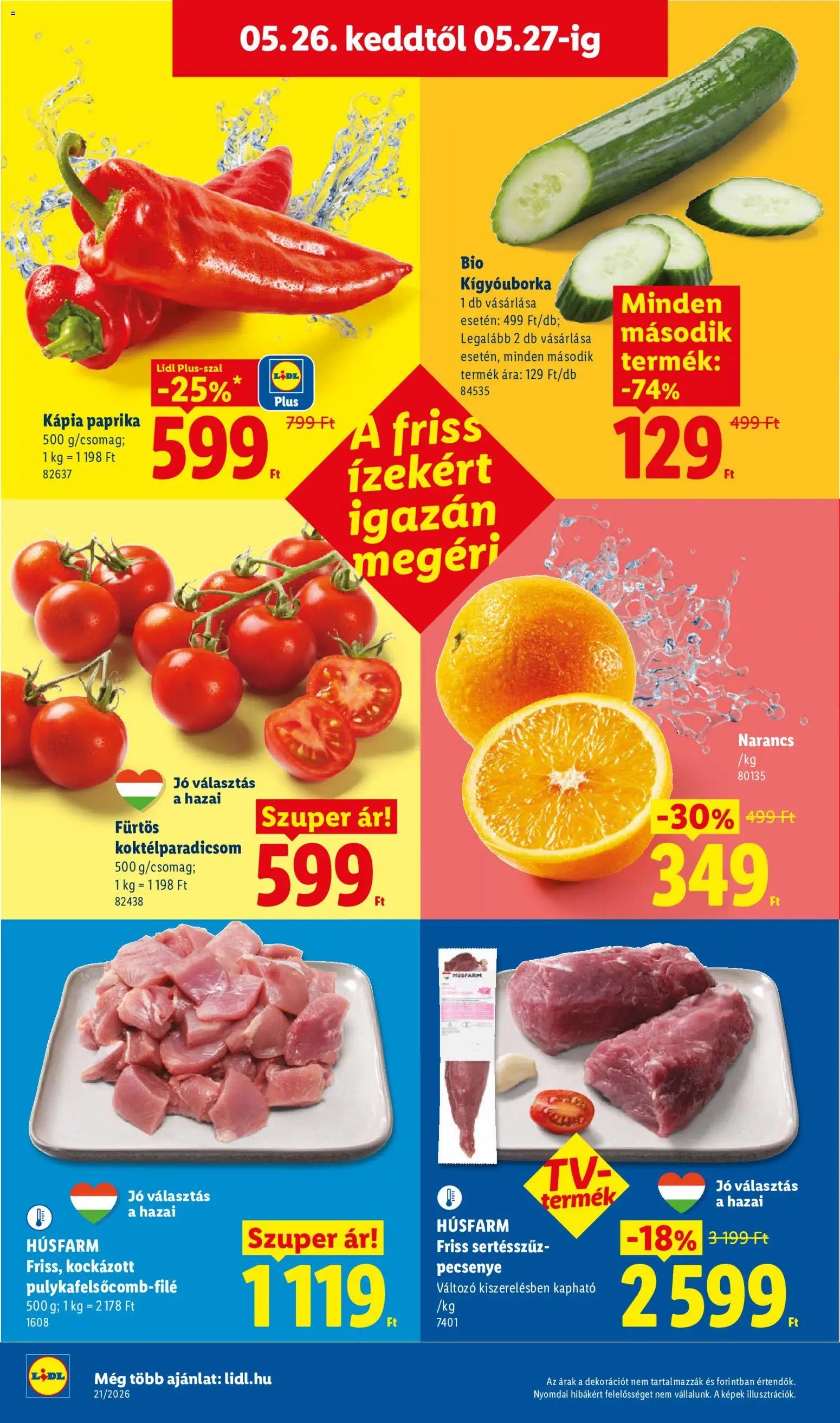 Lidl újság 2026.05.21. Lidl akciós újság (2026-05-21 - 2026-05-27)