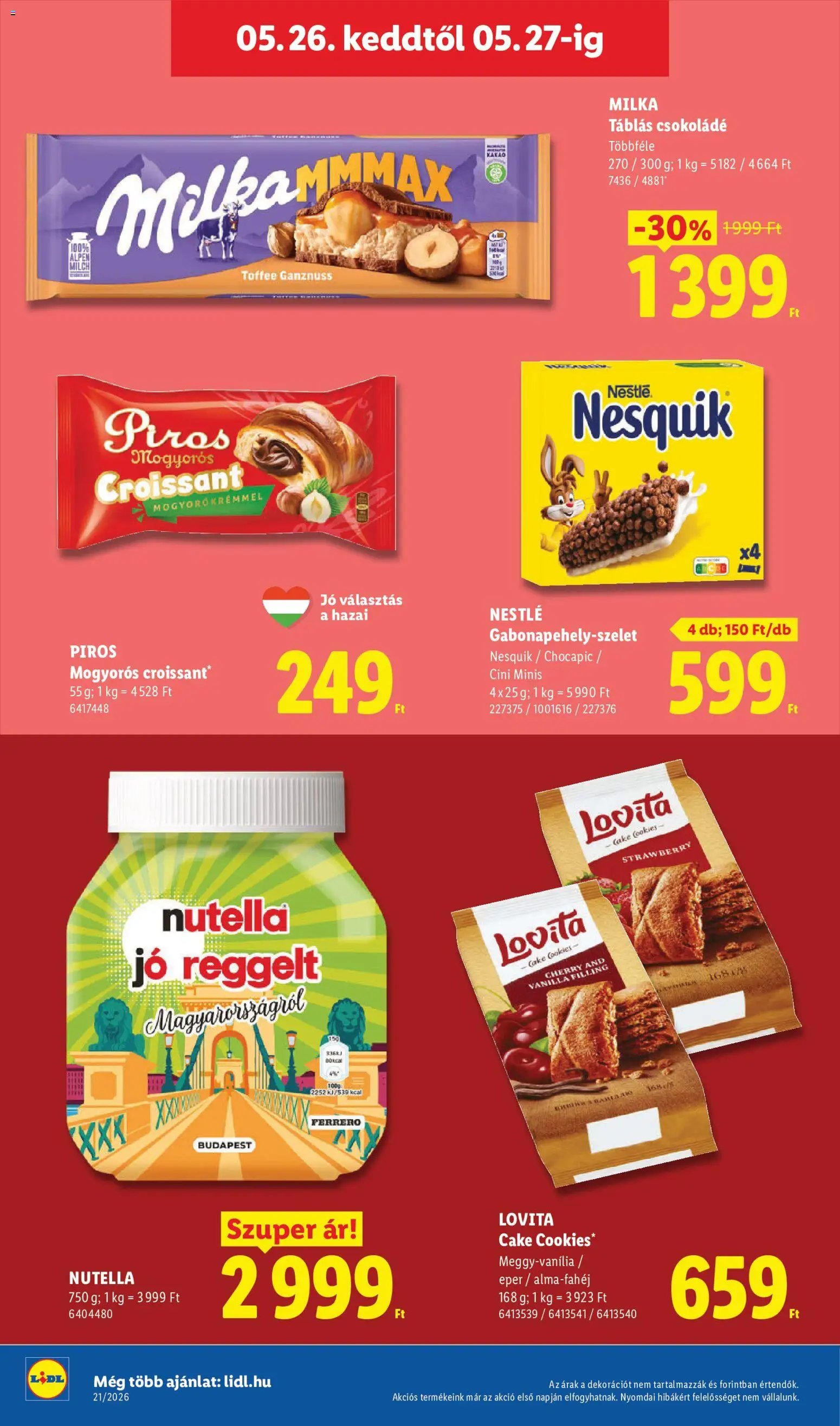 Lidl újság 2026.05.21. Lidl akciós újság (2026-05-21 - 2026-05-27)