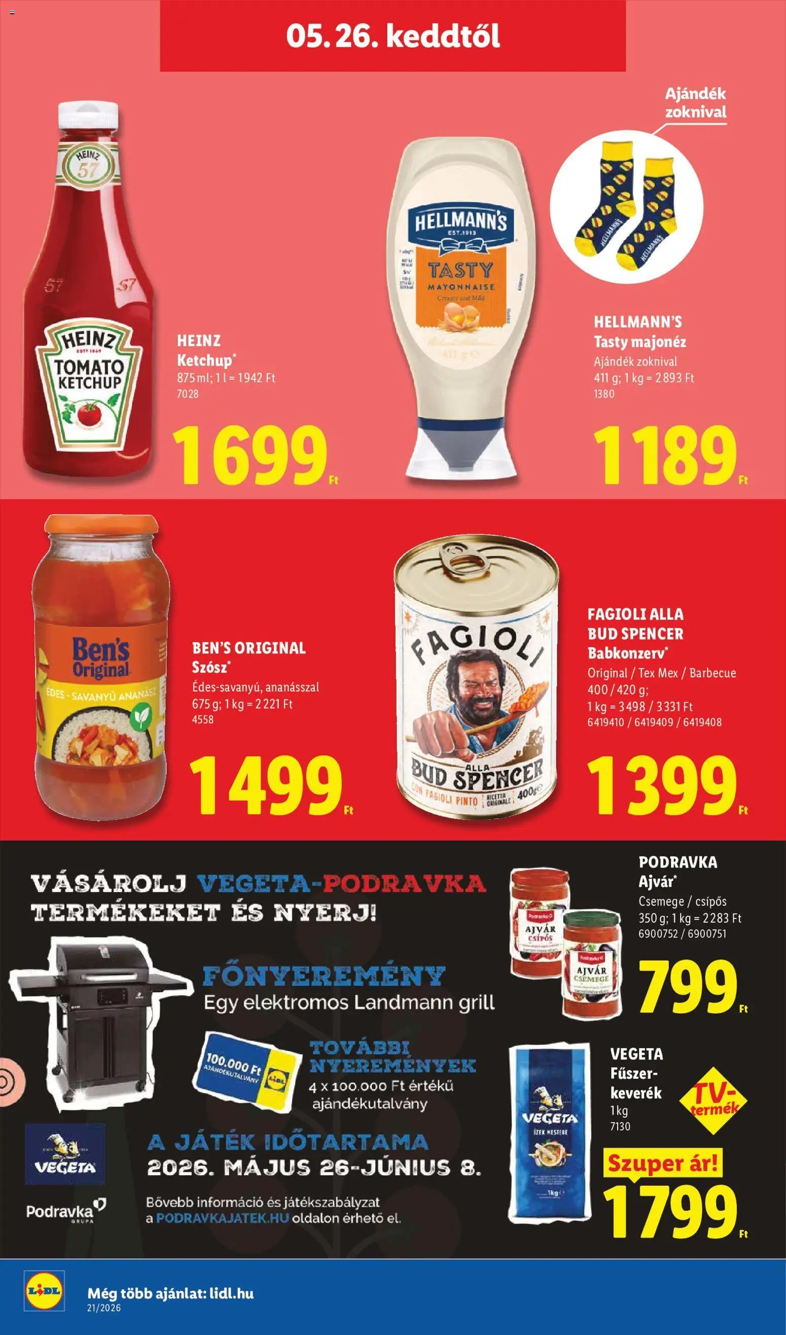 Lidl újság 2026.05.21. Lidl akciós újság (2026-05-21 - 2026-05-27)