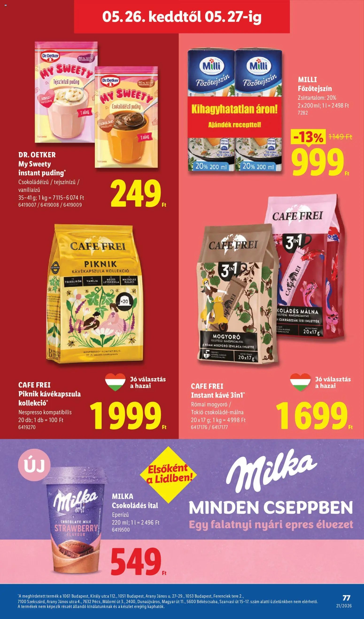 Lidl újság 2026.05.21. Lidl akciós újság (2026-05-21 - 2026-05-27)