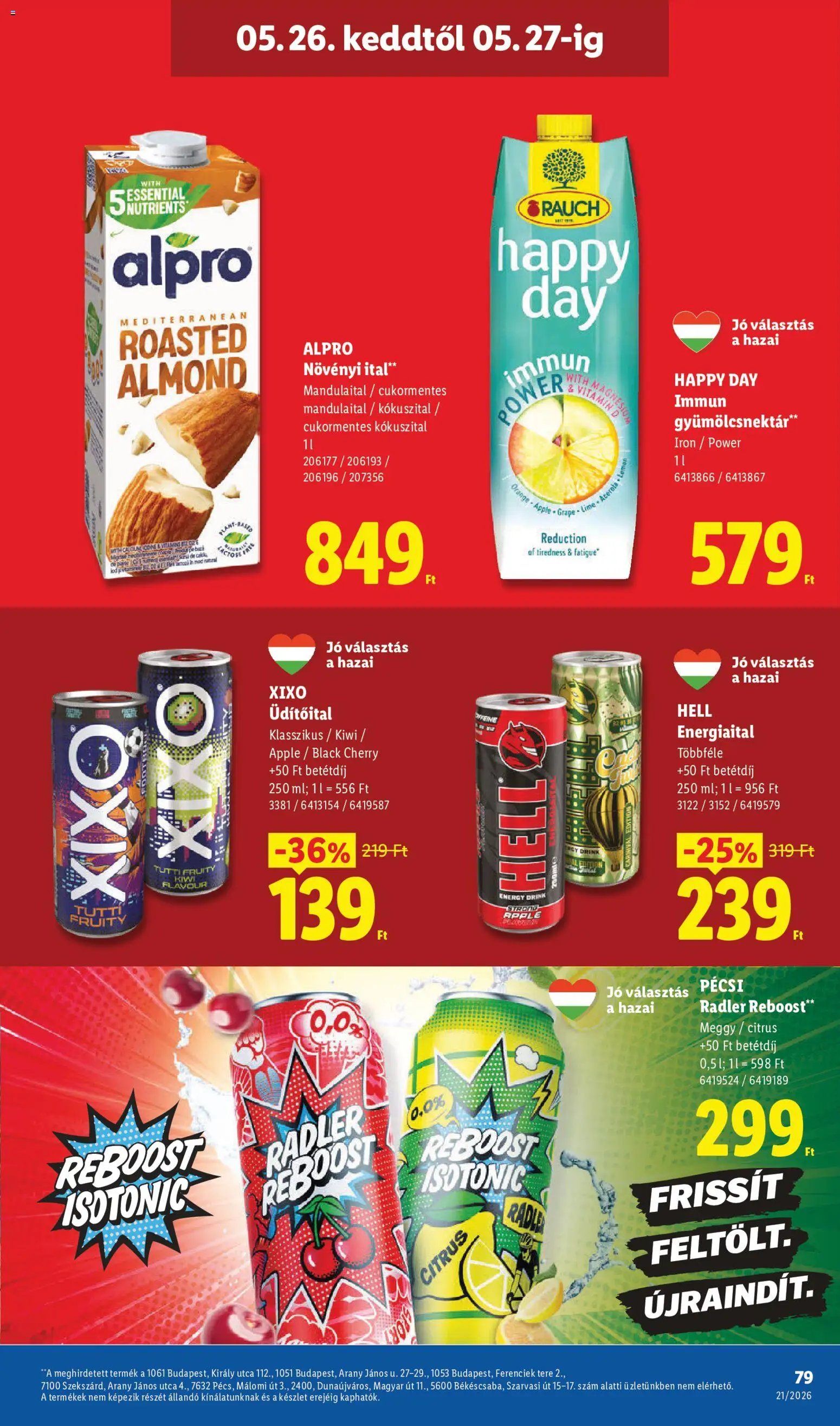 Lidl újság 2026.05.21. Lidl akciós újság (2026-05-21 - 2026-05-27)