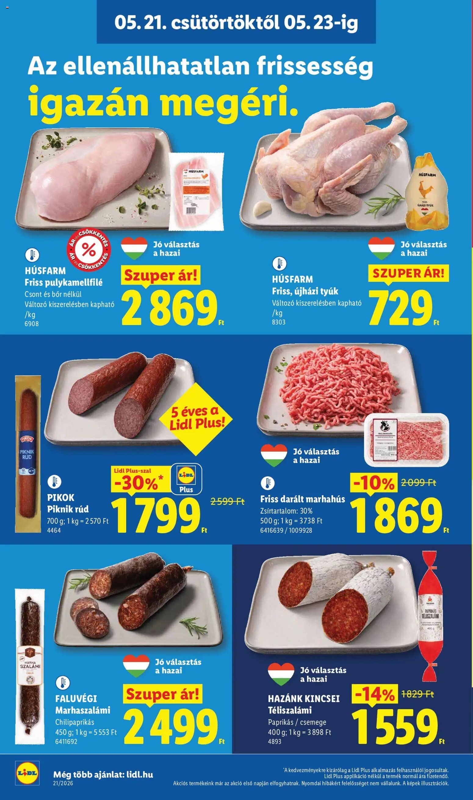 Lidl újság 2026.05.21. Lidl akciós újság (2026-05-21 - 2026-05-27)