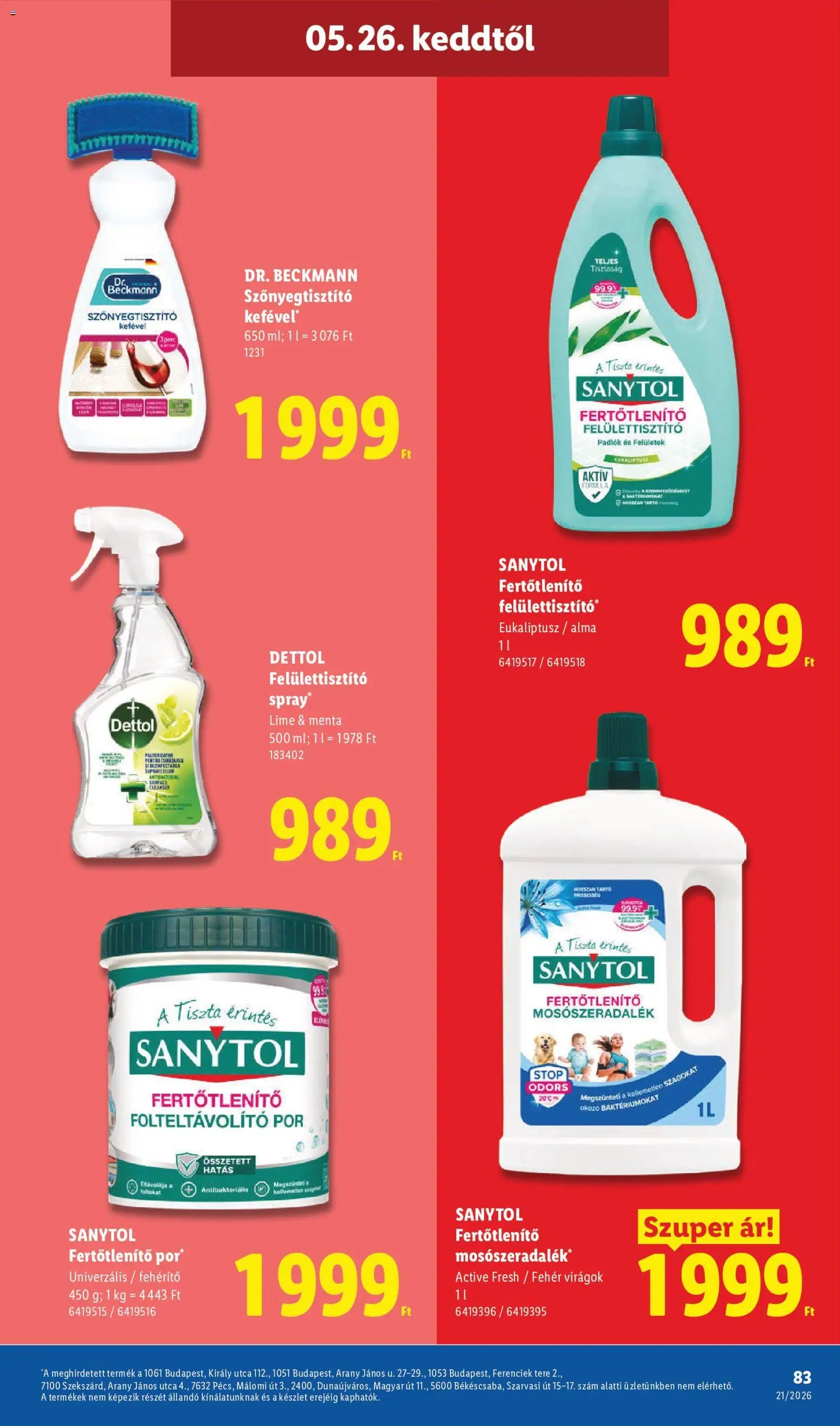 Lidl újság 2026.05.21. Lidl akciós újság (2026-05-21 - 2026-05-27)