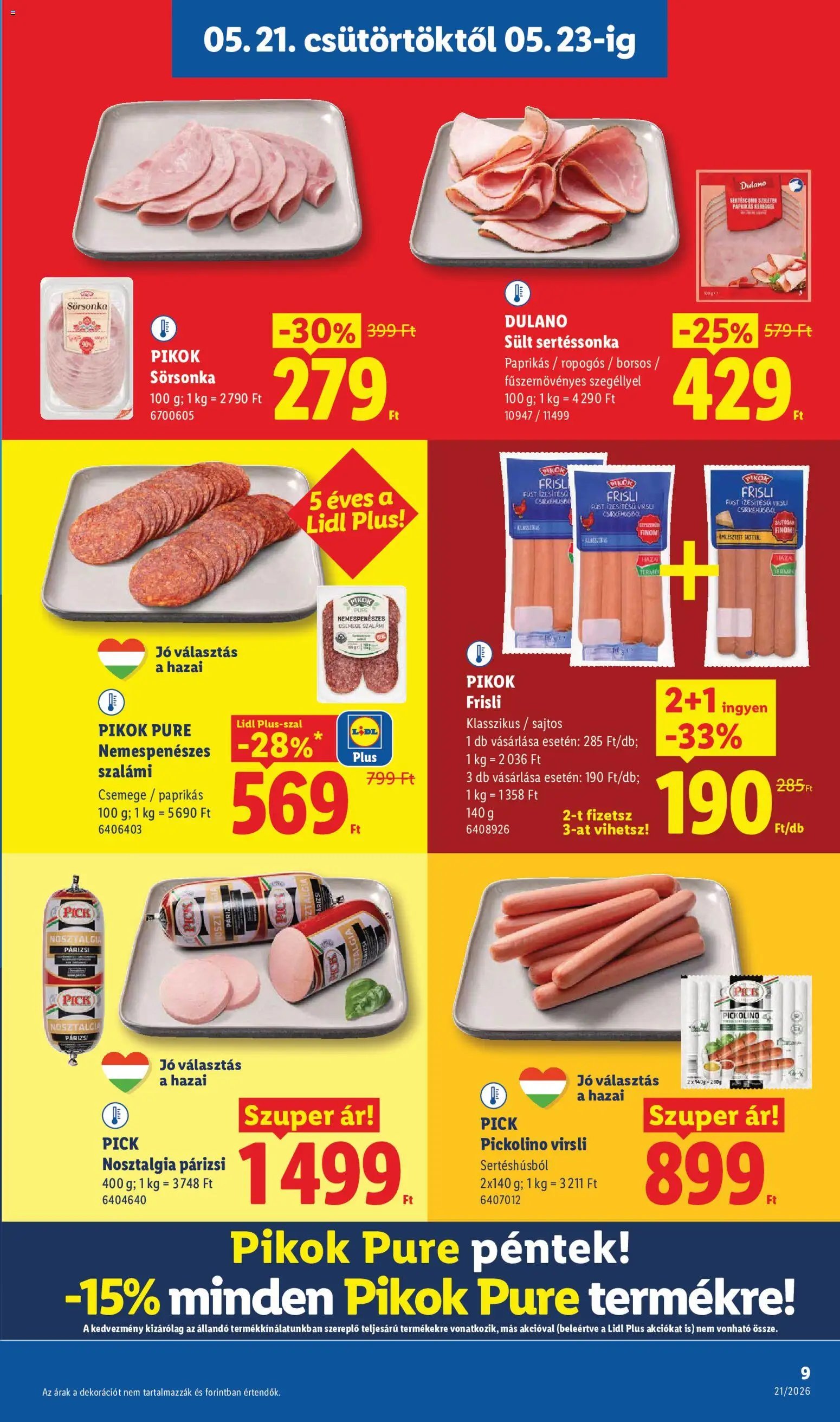Lidl újság 2026.05.21. Lidl akciós újság (2026-05-21 - 2026-05-27)