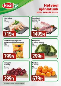 Reál újság 2026.01.22. Bevásárló hétvége - Pest megye (2026-01-22 - 2026-01-25)