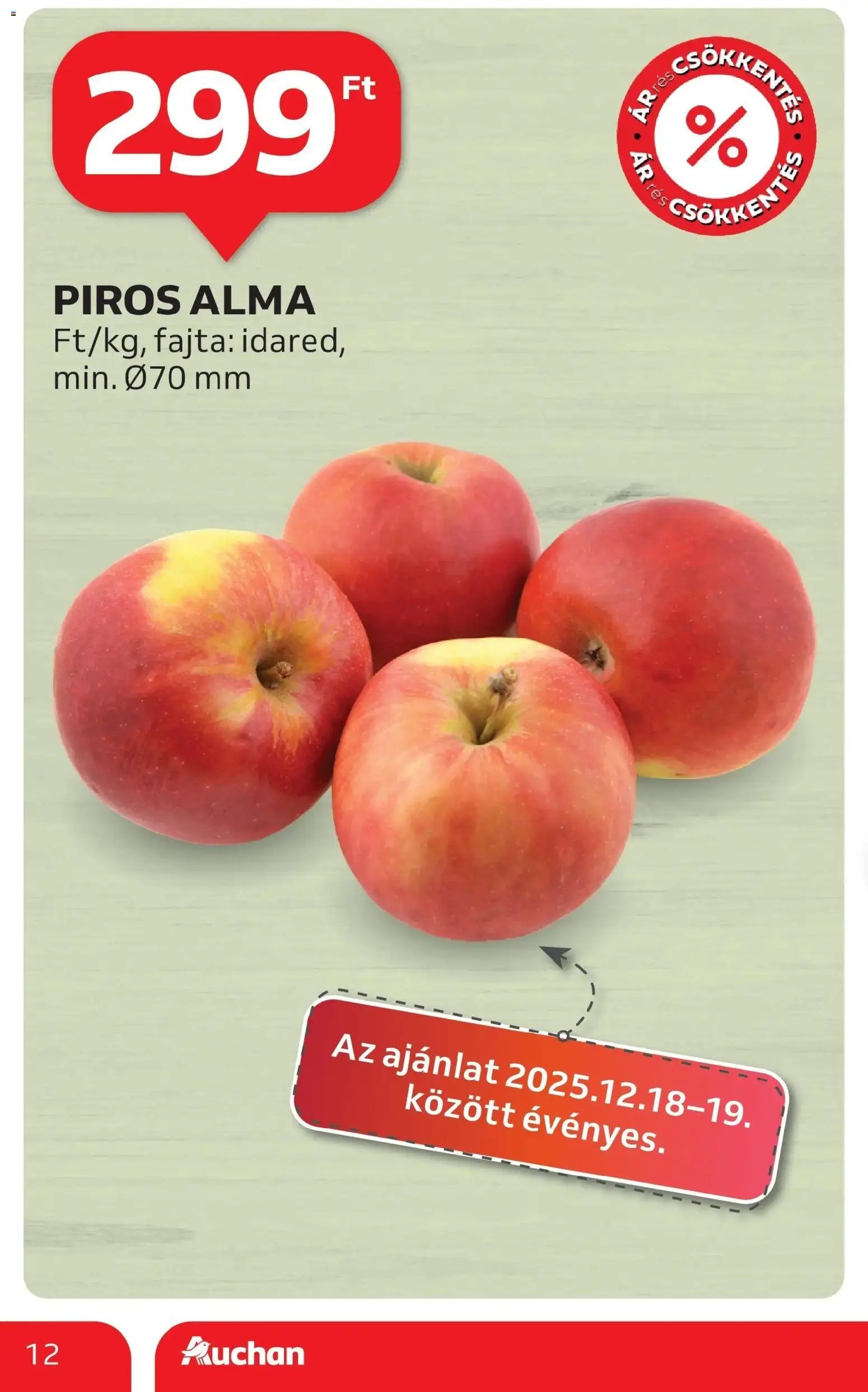 Auchan újság 2025.12.18. Miskolc Akciós újság Auchan (2025-12-18 - 2025-12-24)