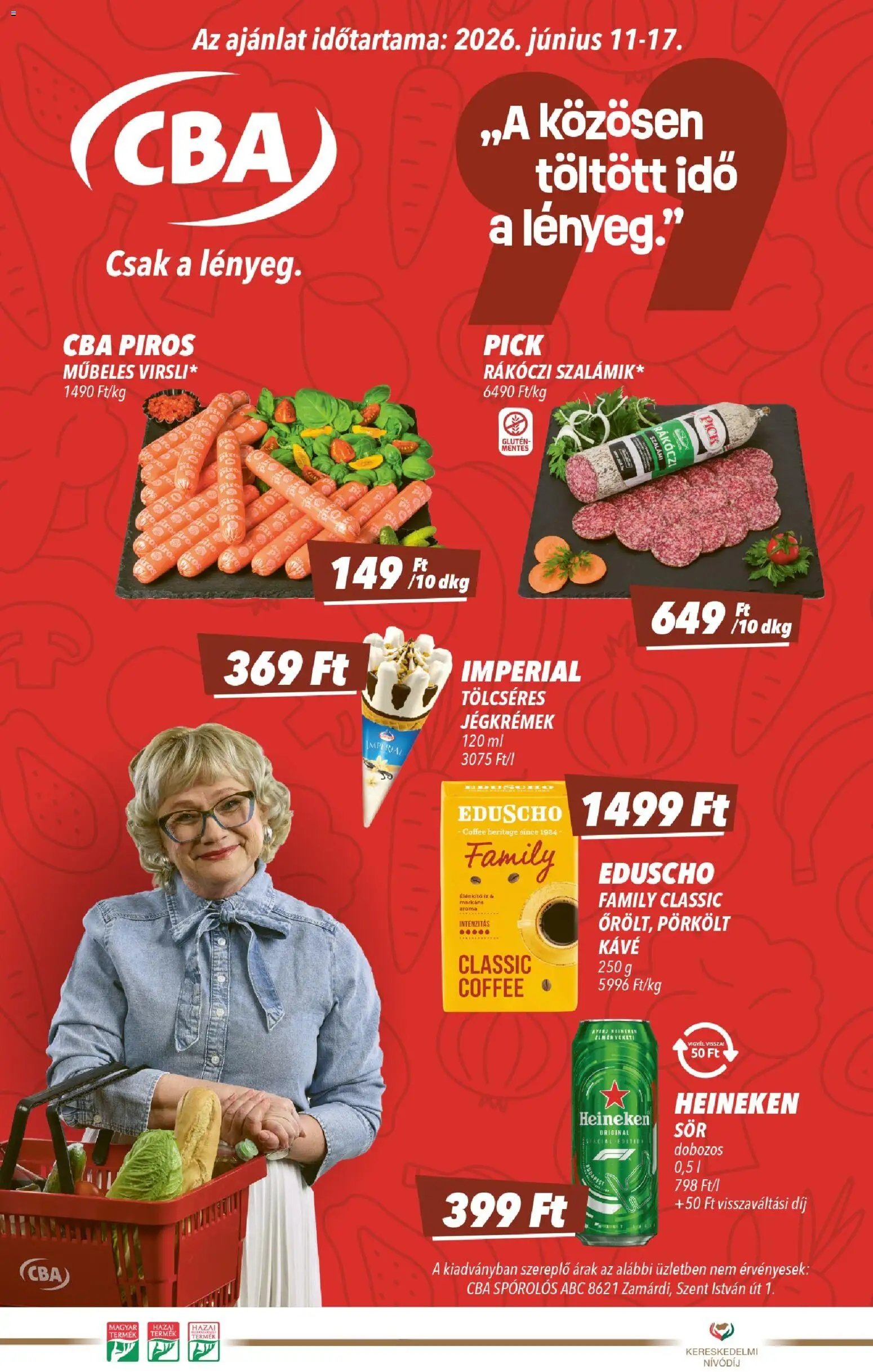 CBA újság 2026.06.11. CBA akciós újság