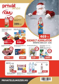 PRIVÁT újság 2025.11.27. Aktuális szórólap MAX (2025-11-27 - 2025-12-03)