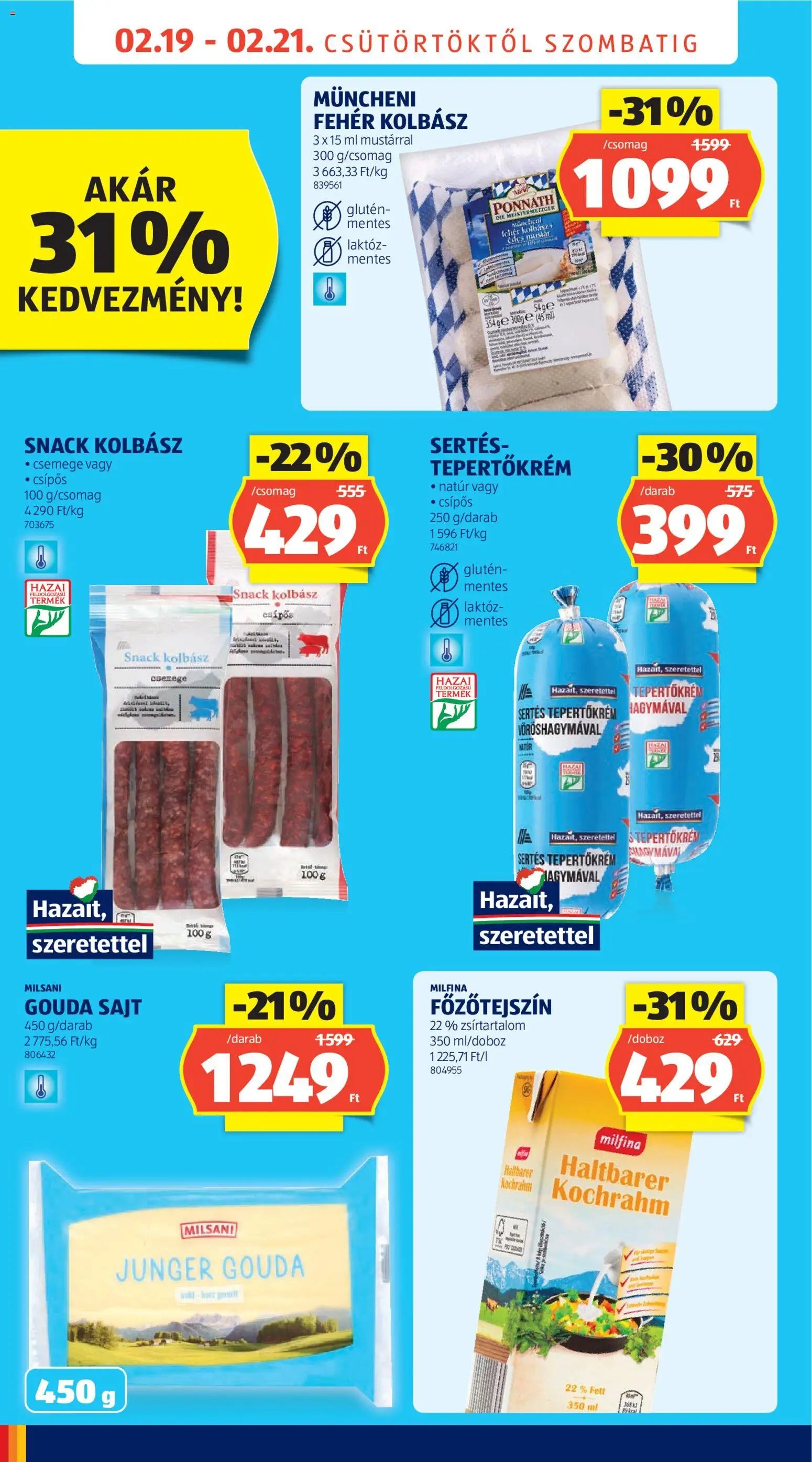 Aldi újság 2026.02.19. Újranyitás: Budapest (2026-02-19 - 2026-02-21)