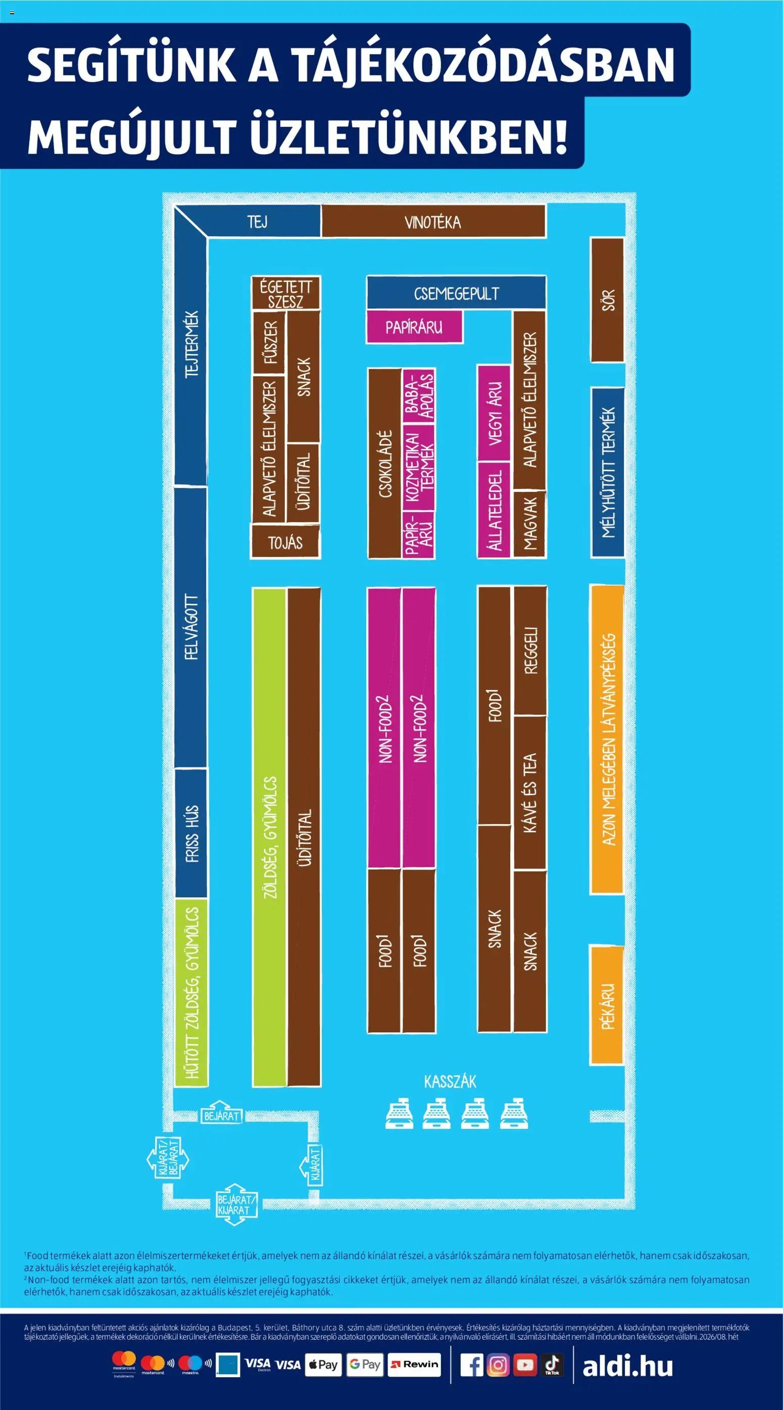 Aldi újság 2026.02.19. Újranyitás: Budapest (2026-02-19 - 2026-02-21)