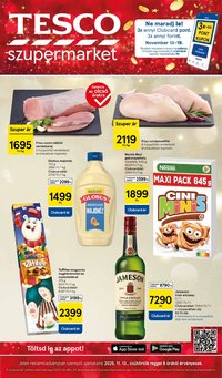 Tesco újság 2025.11.13. Szupermarket akciós újság (2025-11-13 - 2025-11-19)