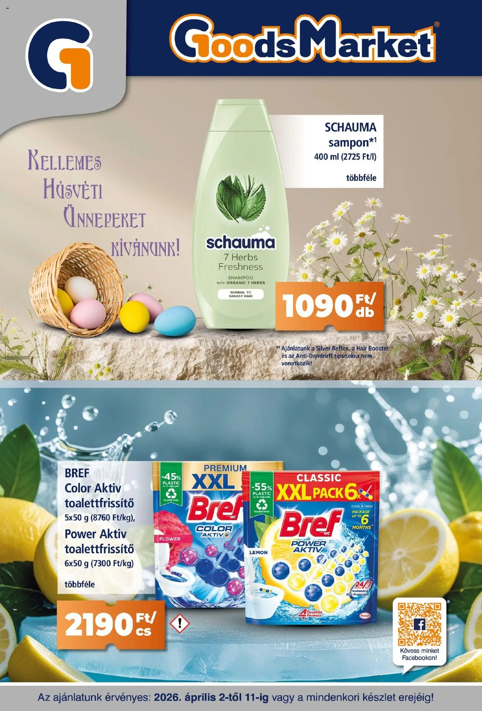 Goods Market újság 2026.04.02. Goods Market akciós újság (2026-04-02 - 2026-04-11)