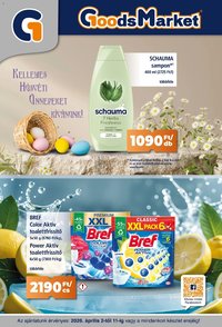 Goods Market újság 2026.04.02. Goods Market akciós újság (2026-04-02 - 2026-04-11)