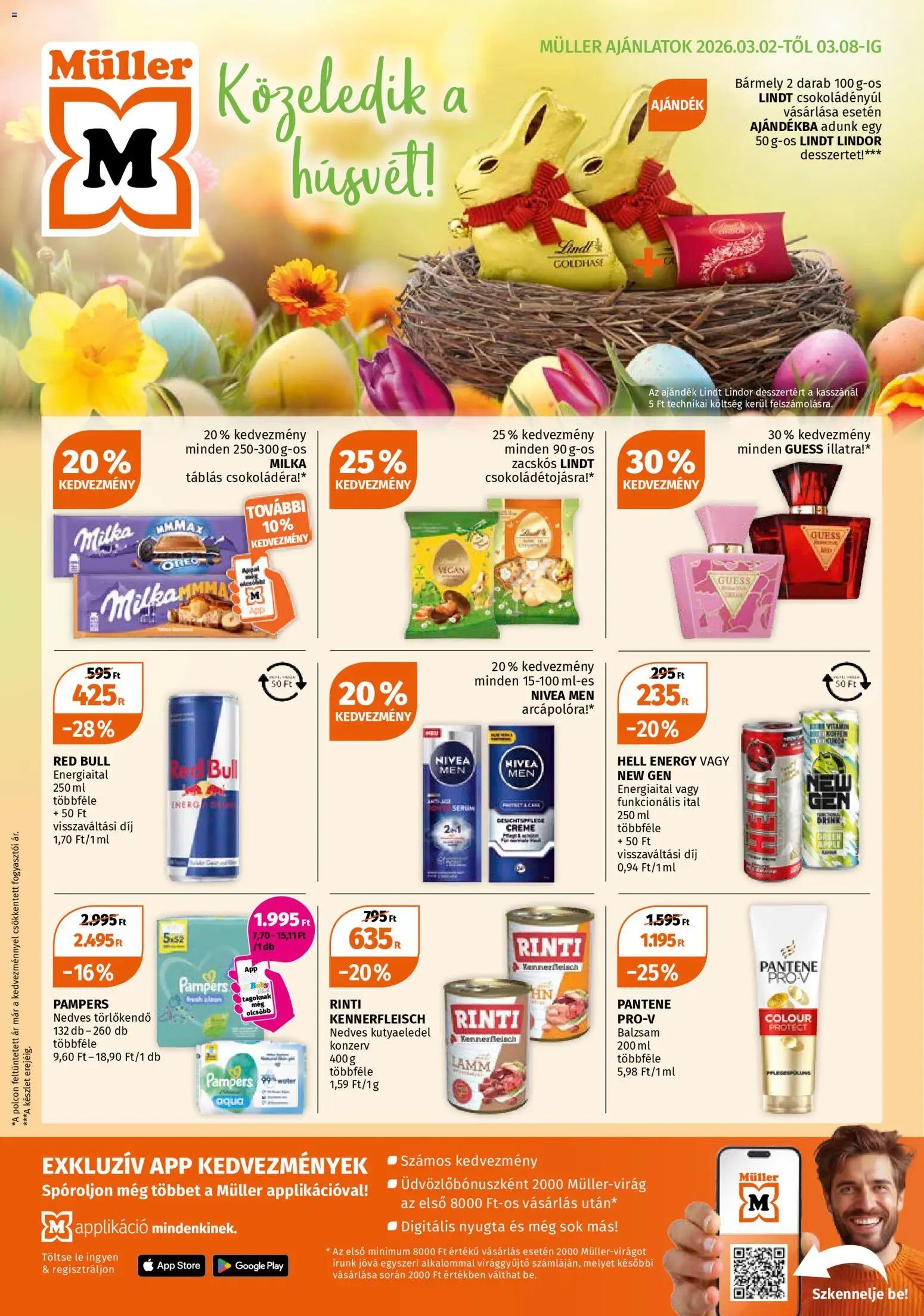 Müller újság 2026.03.02. Közeledik a húsvét! (2026-03-02 - 2026-03-08)